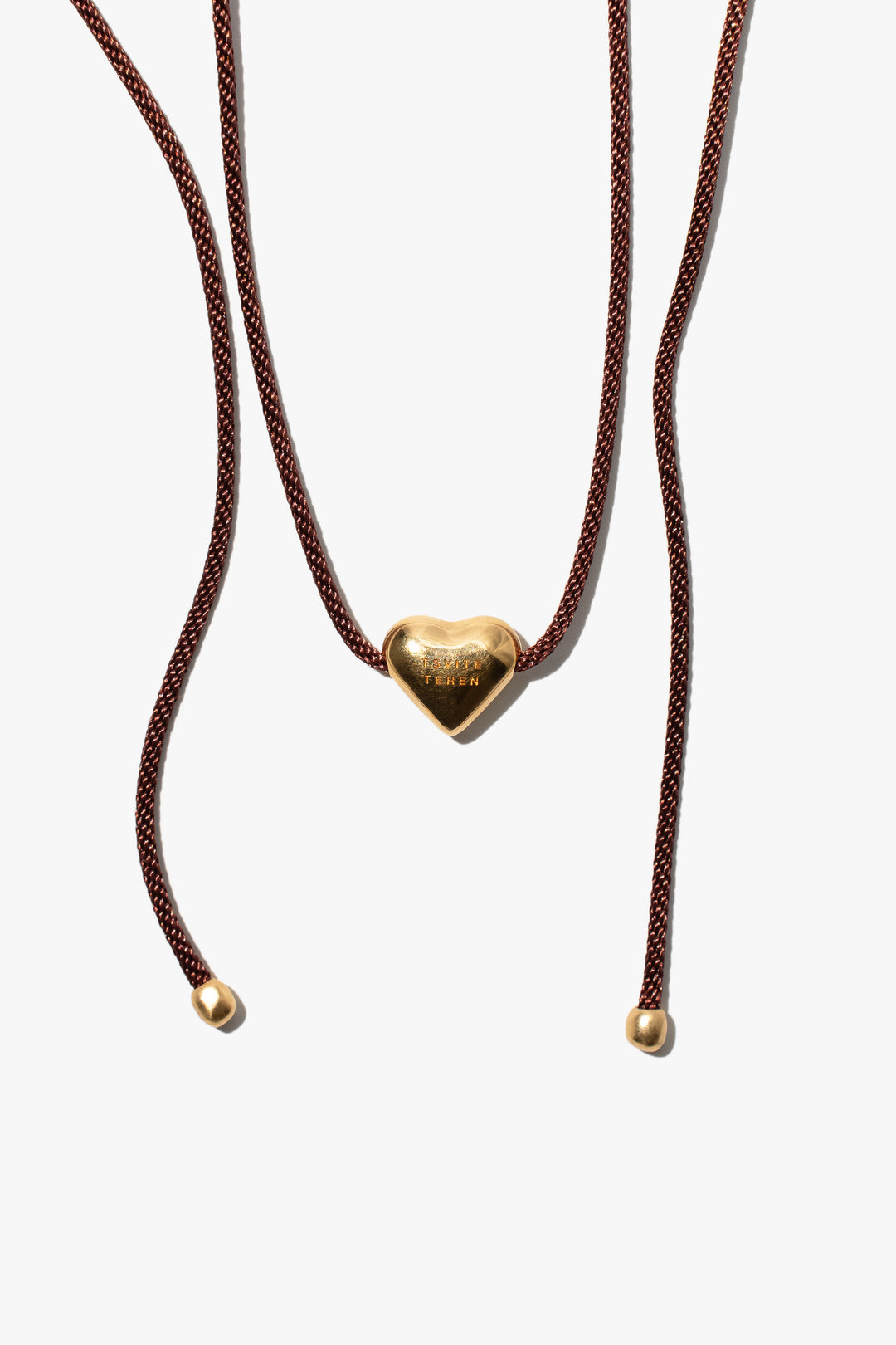 FRAGILE gold-plated pendant