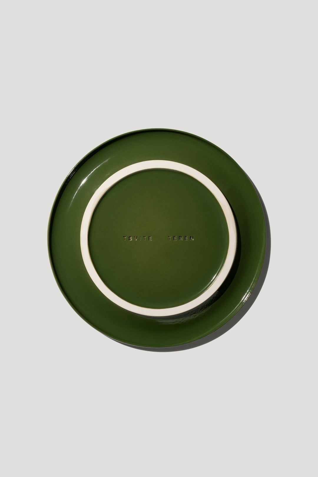 AMORE plate in rose leaf color