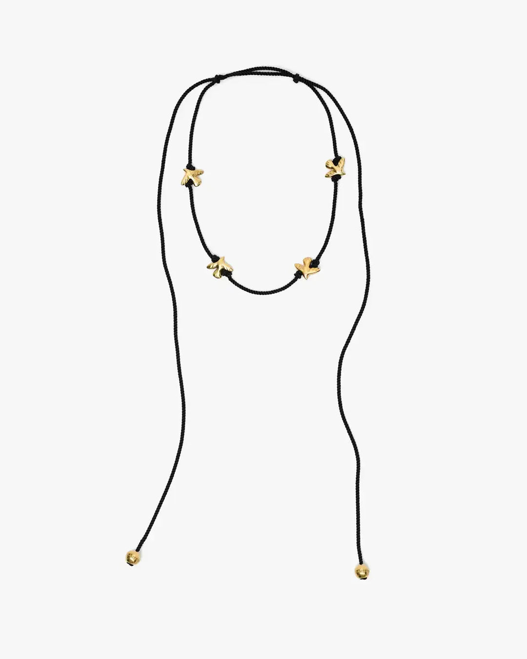 Era Necklace with Gold-Plated Silver Birds