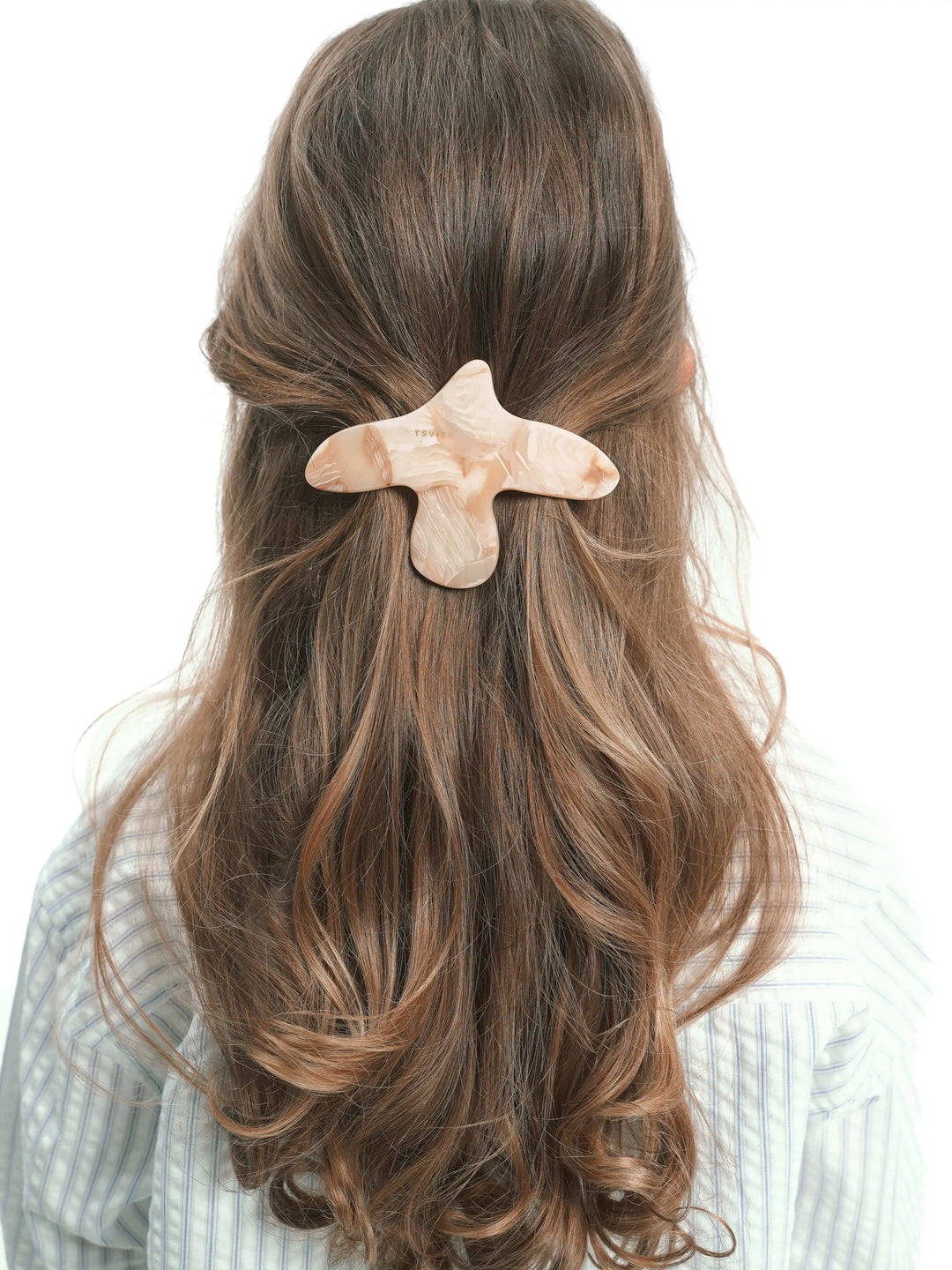 PALOMA large hair clip in marble color