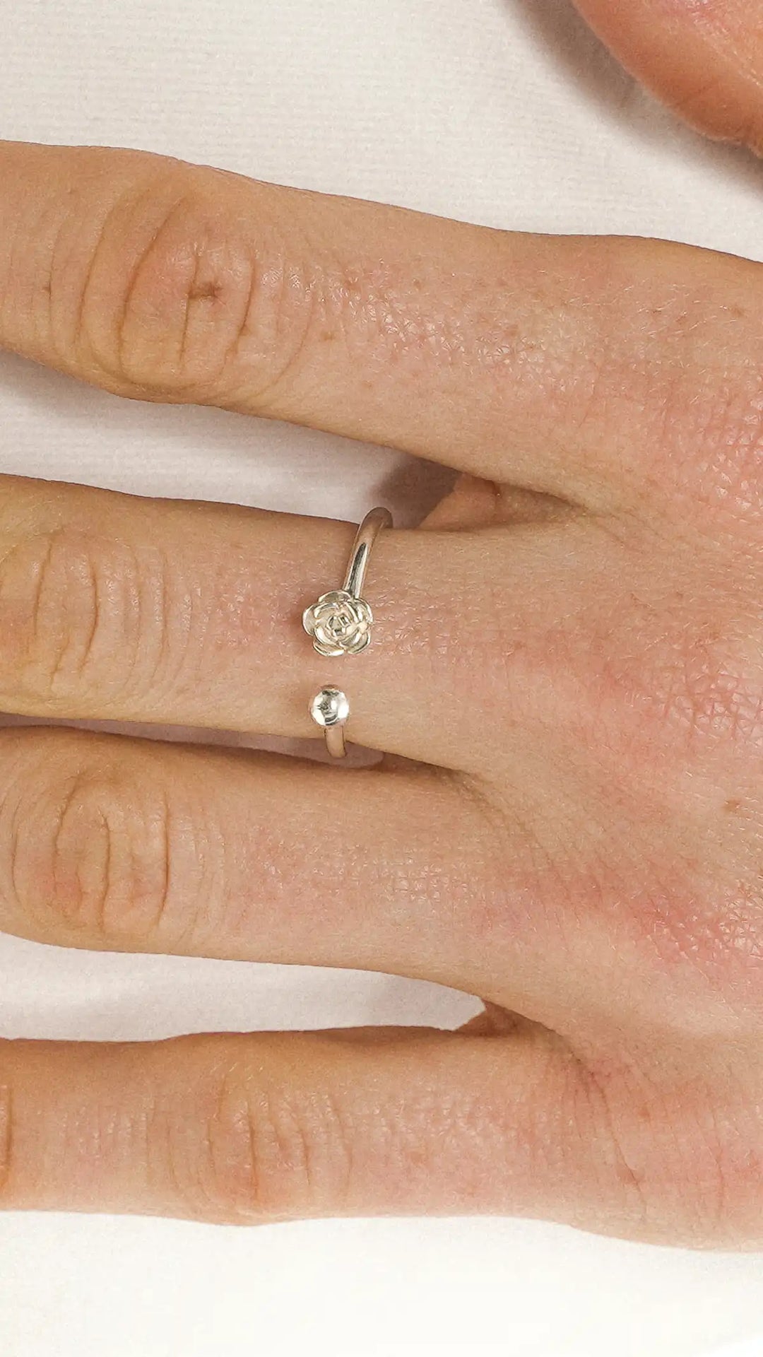 BLOSSOM silver ring