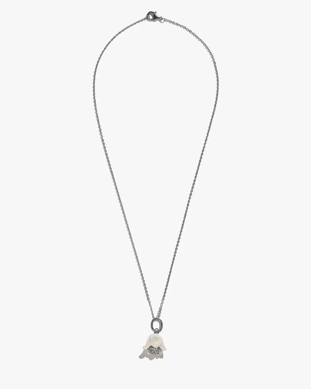 Polysk Small White Bellflower Pendant