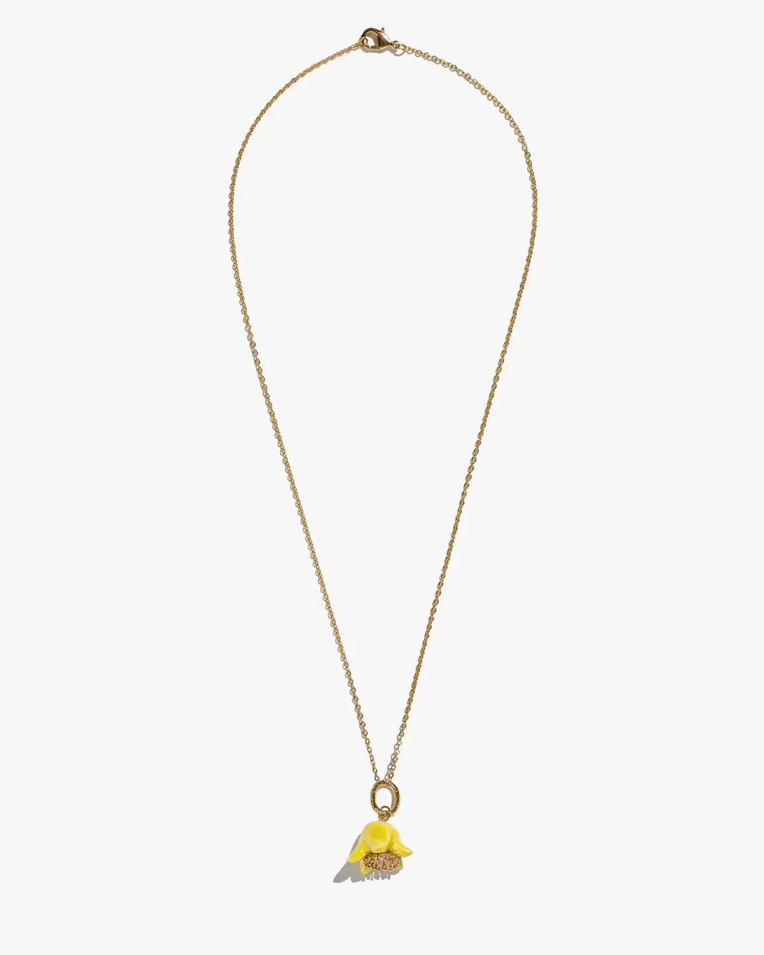 Polysk Small Yellow Bellflower Pendant