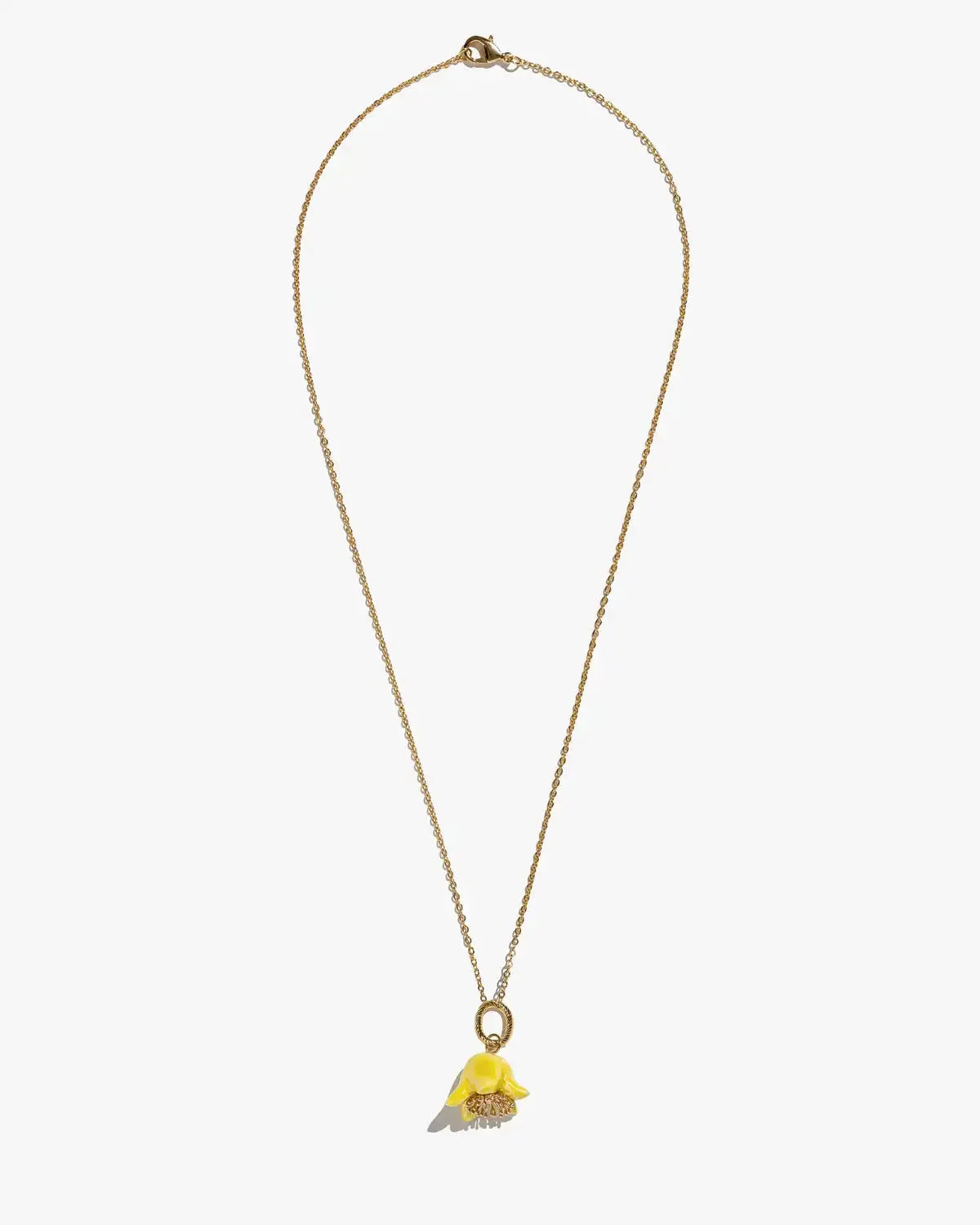 Polysk Small Yellow Bellflower Pendant