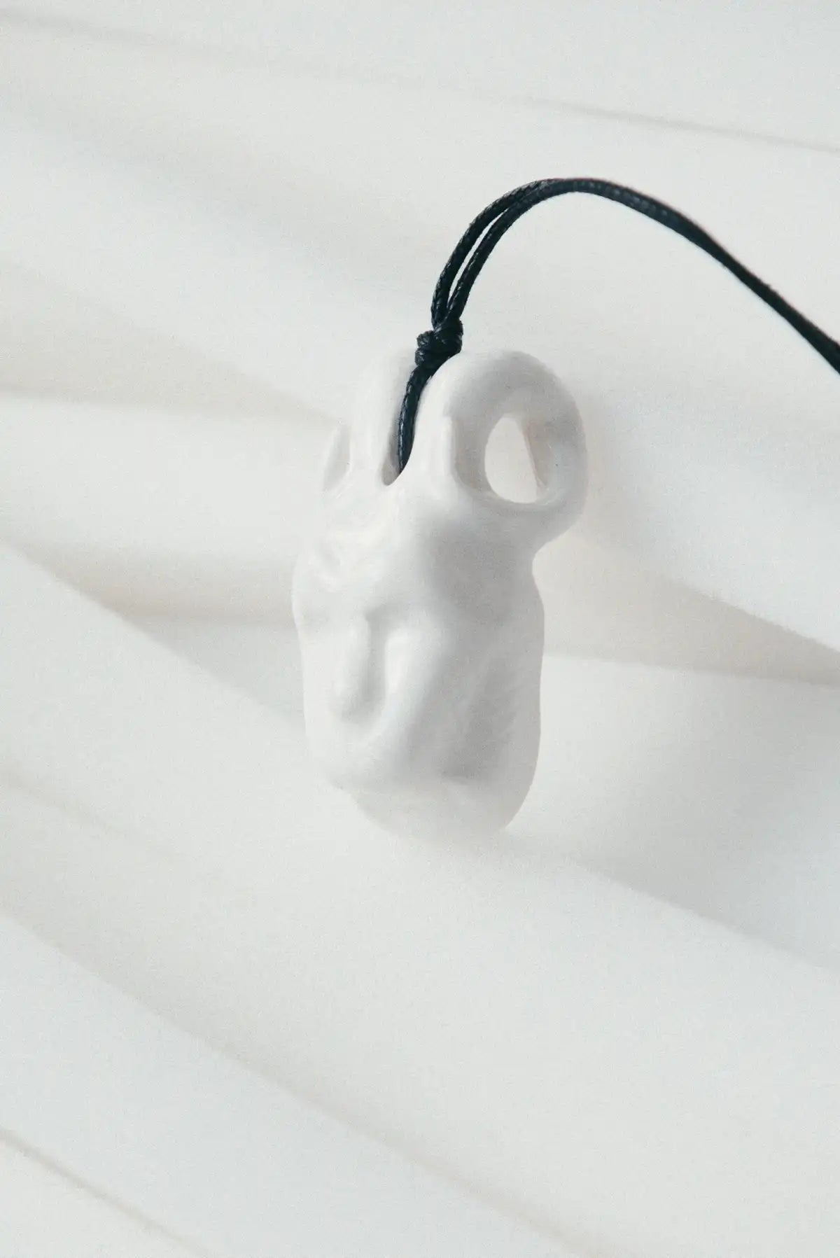 Pamfir White Mask Pendant