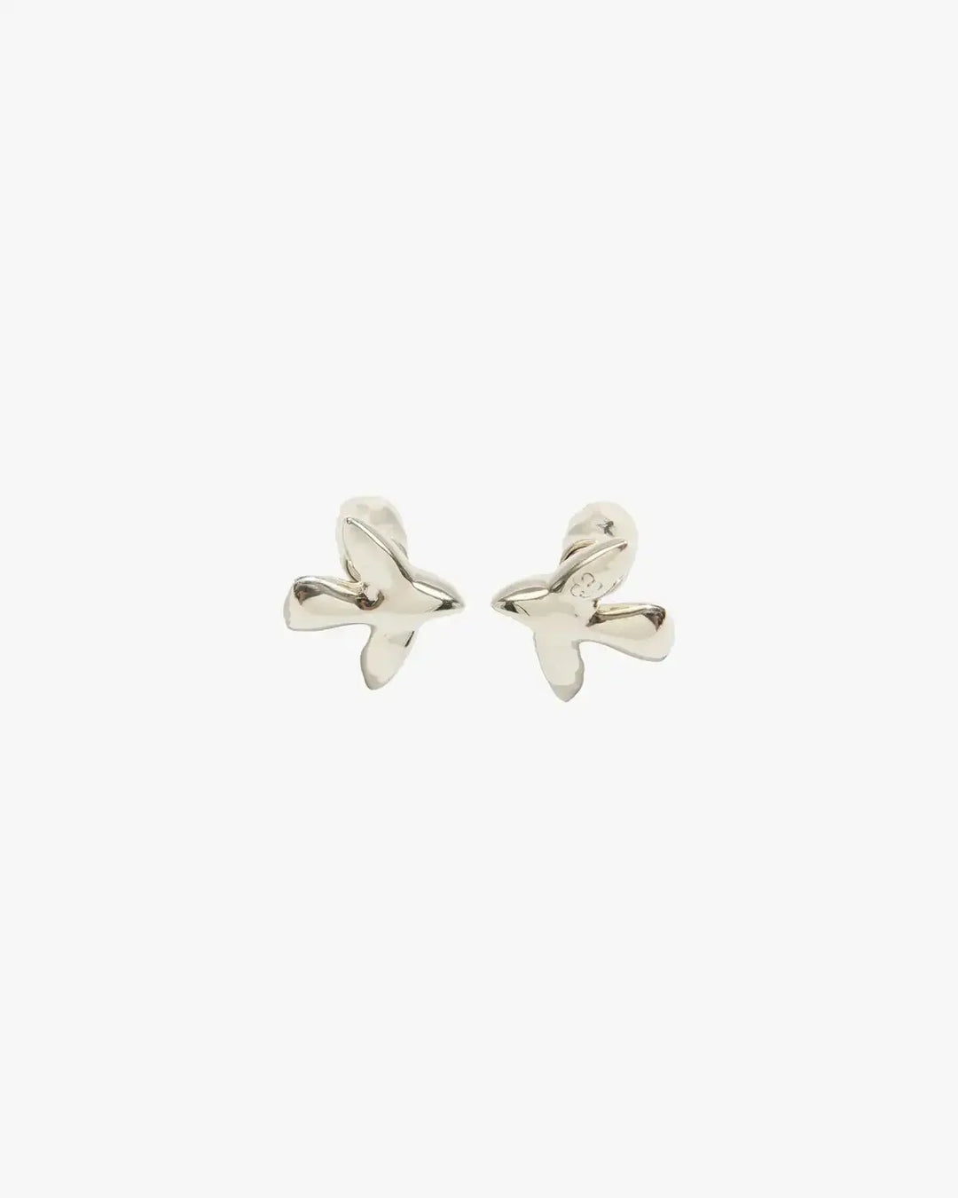Era Earrings in Silver Birds Shape