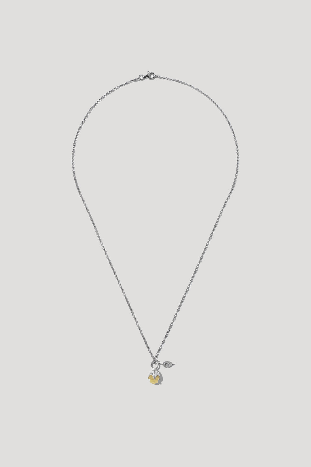 ROSARIUM yellow silver pendant with chain