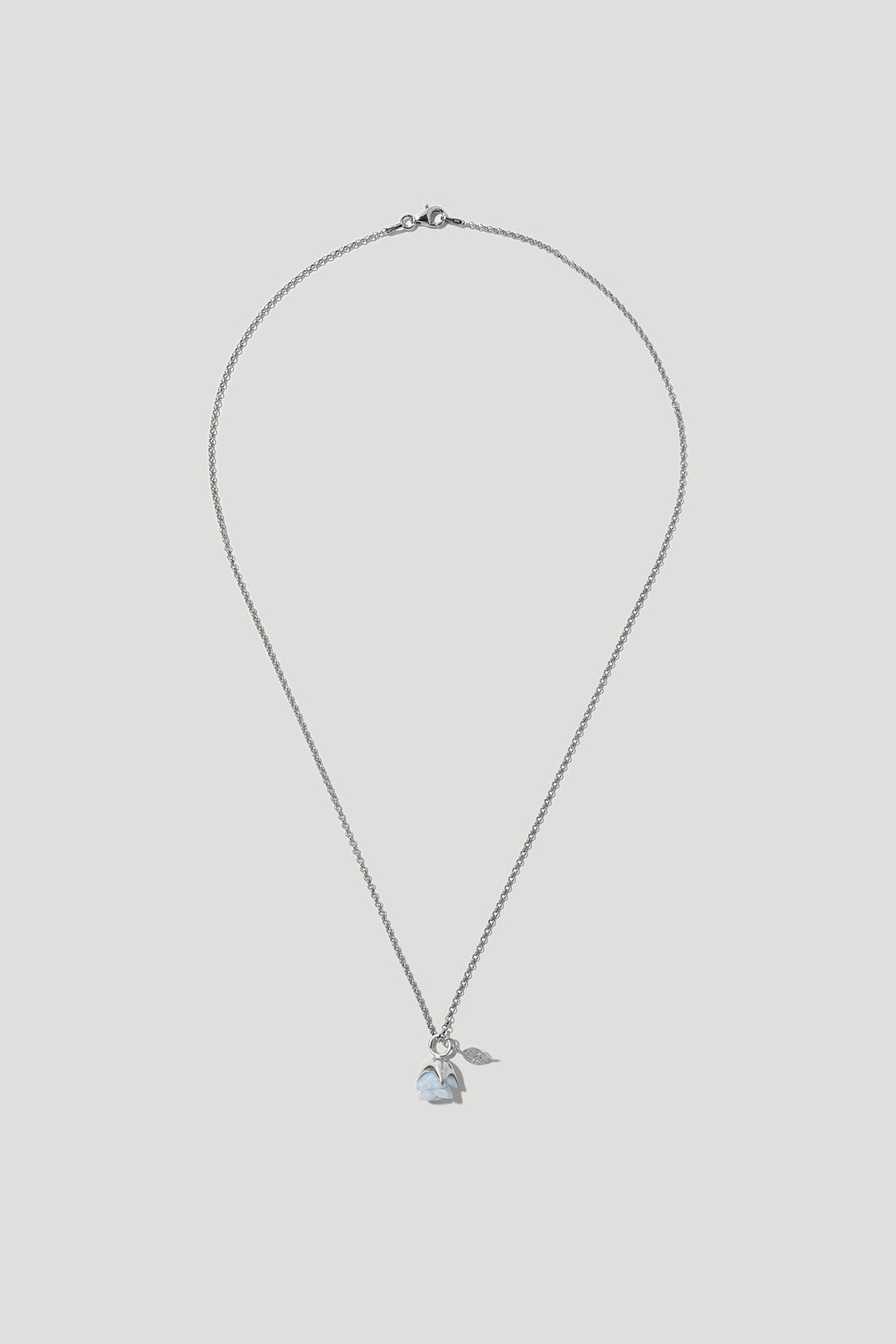 Підвіс ROSARIUM блакитний у сріблі на ланцюжку