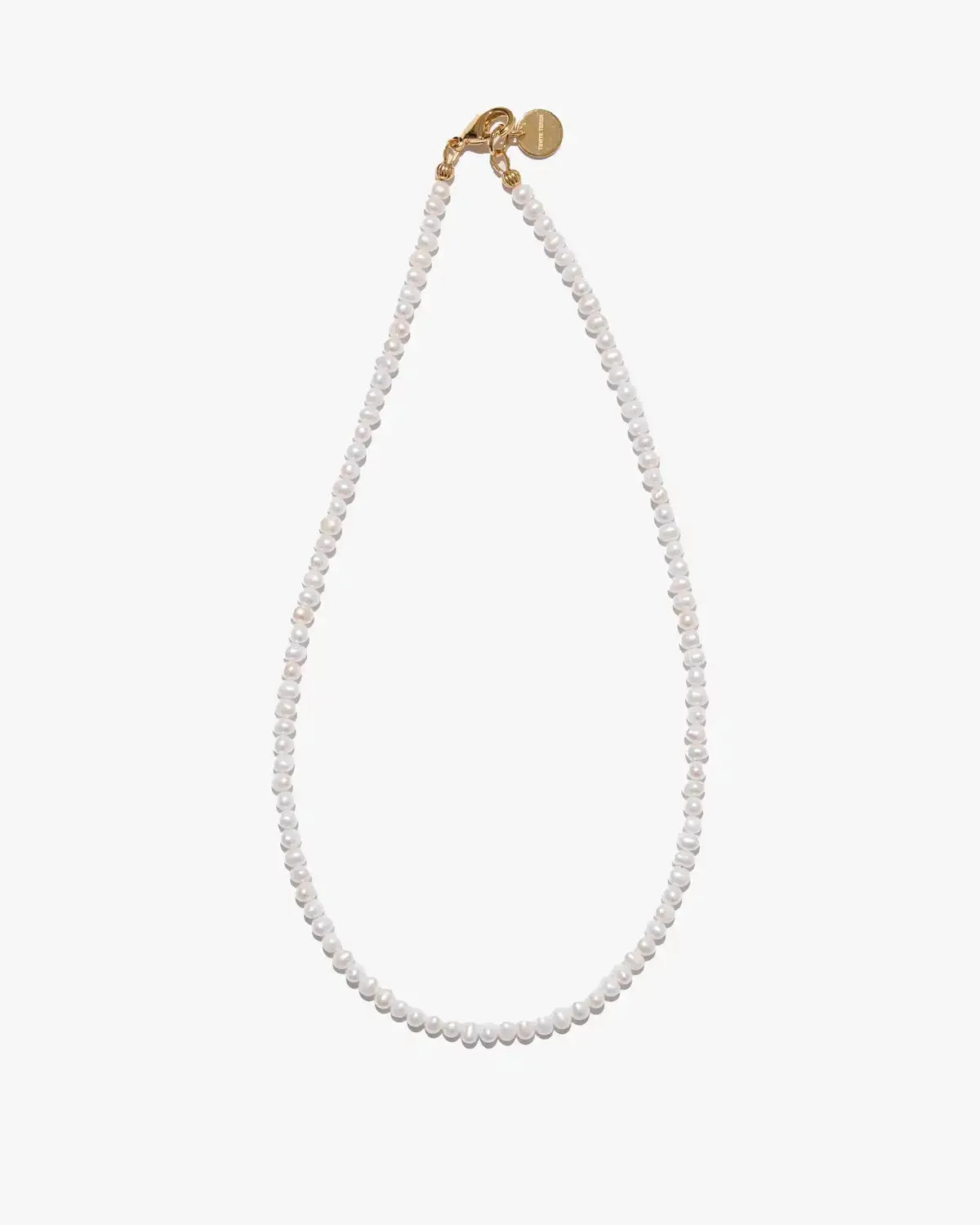 Base Necklace with Small Pearls