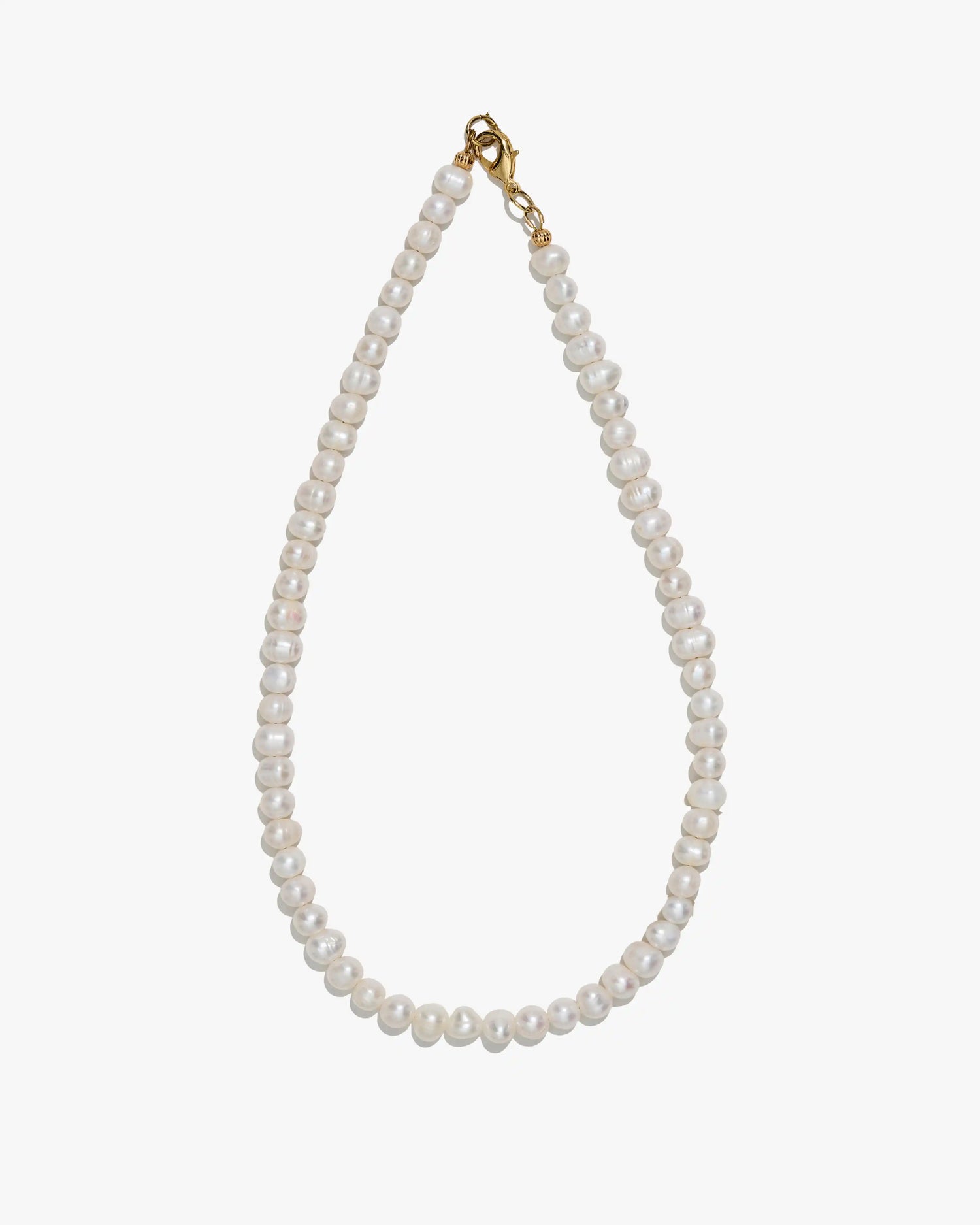 Base Necklace with Medium Pearls