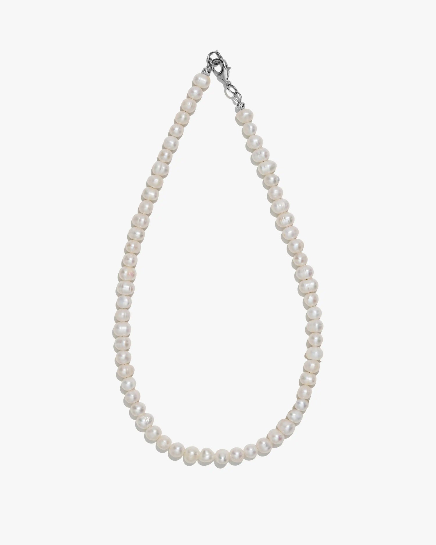 Base Necklace with Medium Pearls