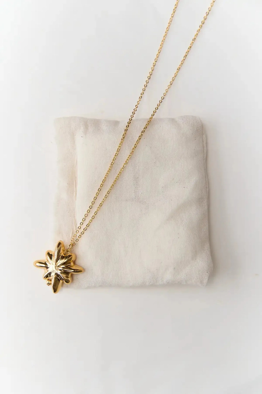Drimota Pendant in Gold-Coated Star Shape