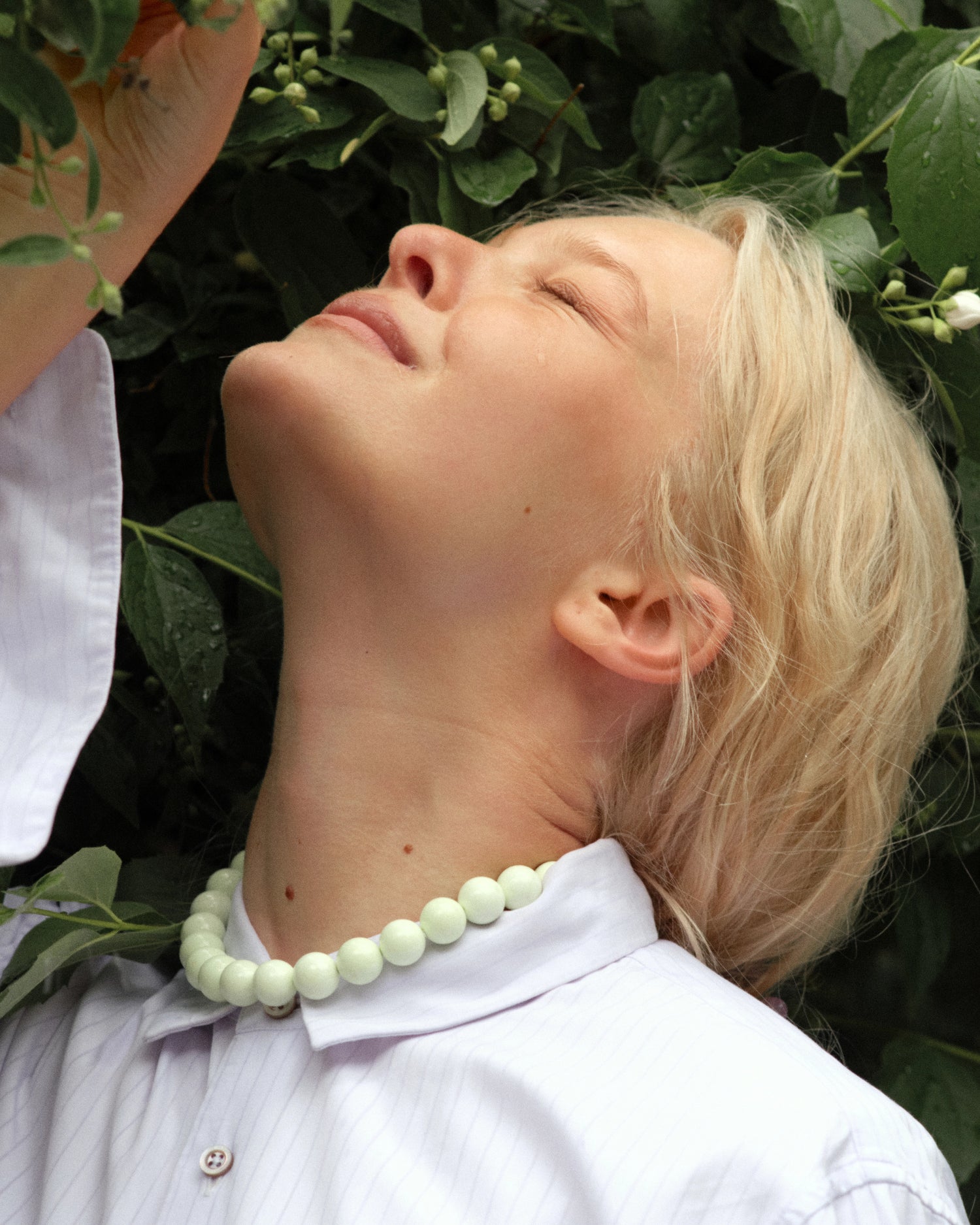 MEADOW necklace in mint color