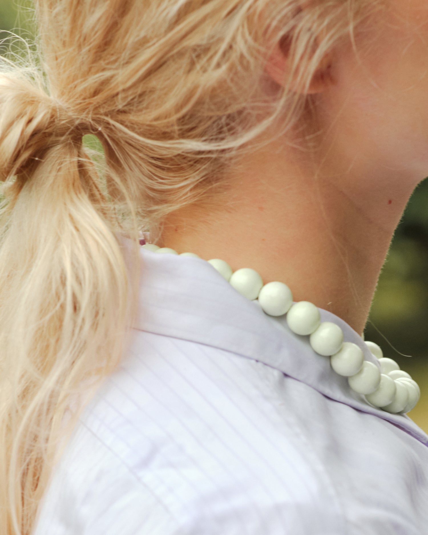 MEADOW necklace in mint color