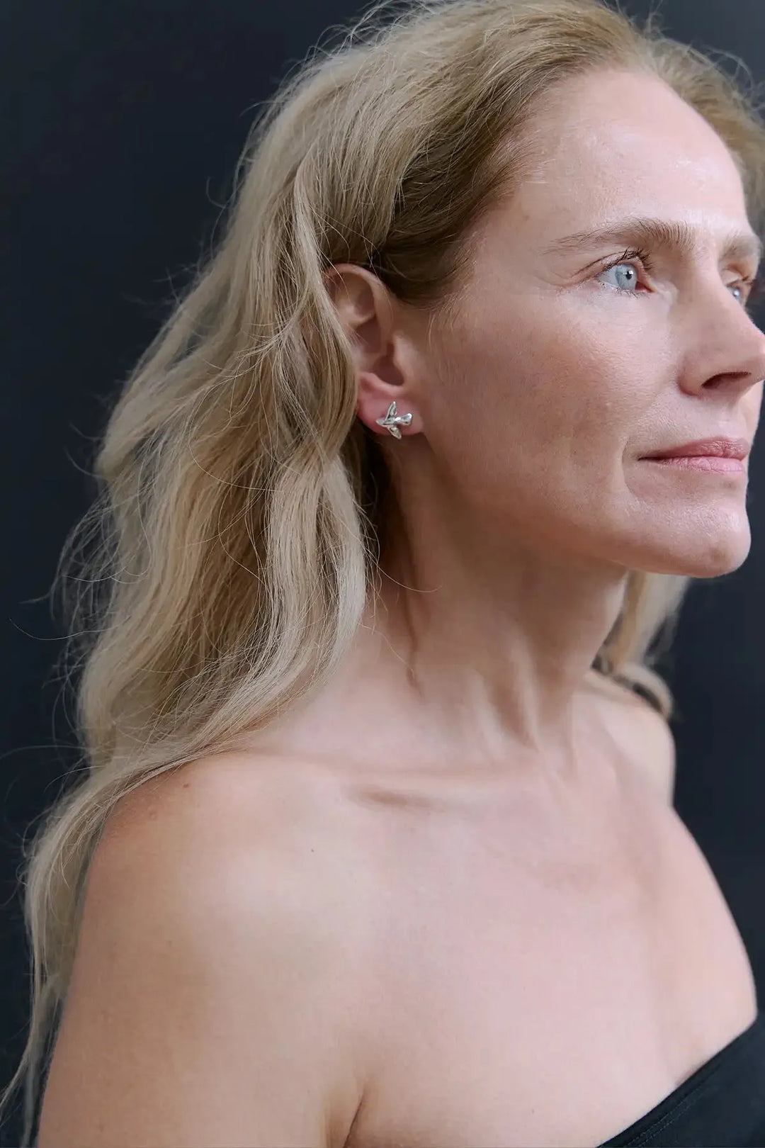 Сережки ERA з пташкою та кулькою зі срібла