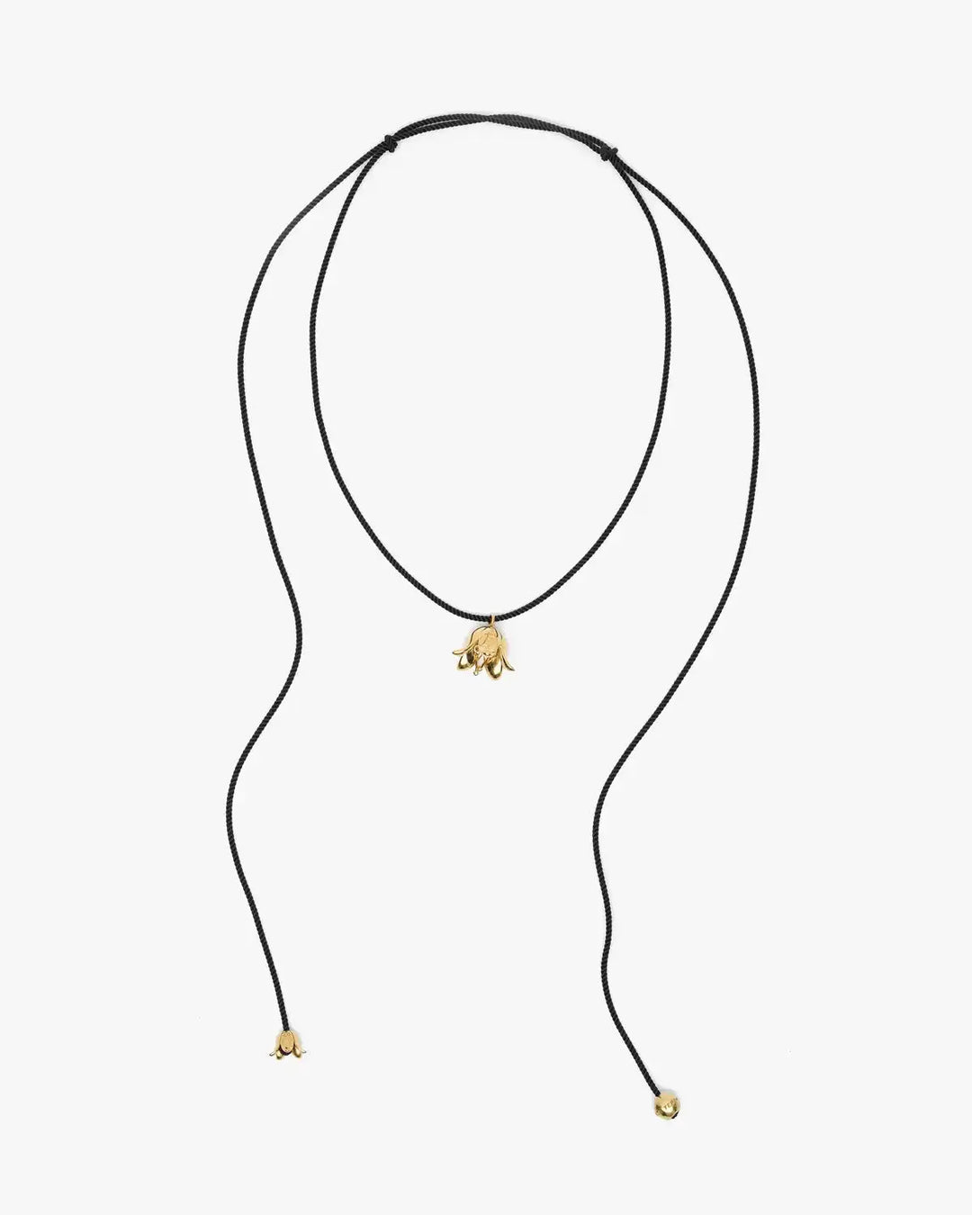 Era Necklace with Gold-Plated Silver Bellflower