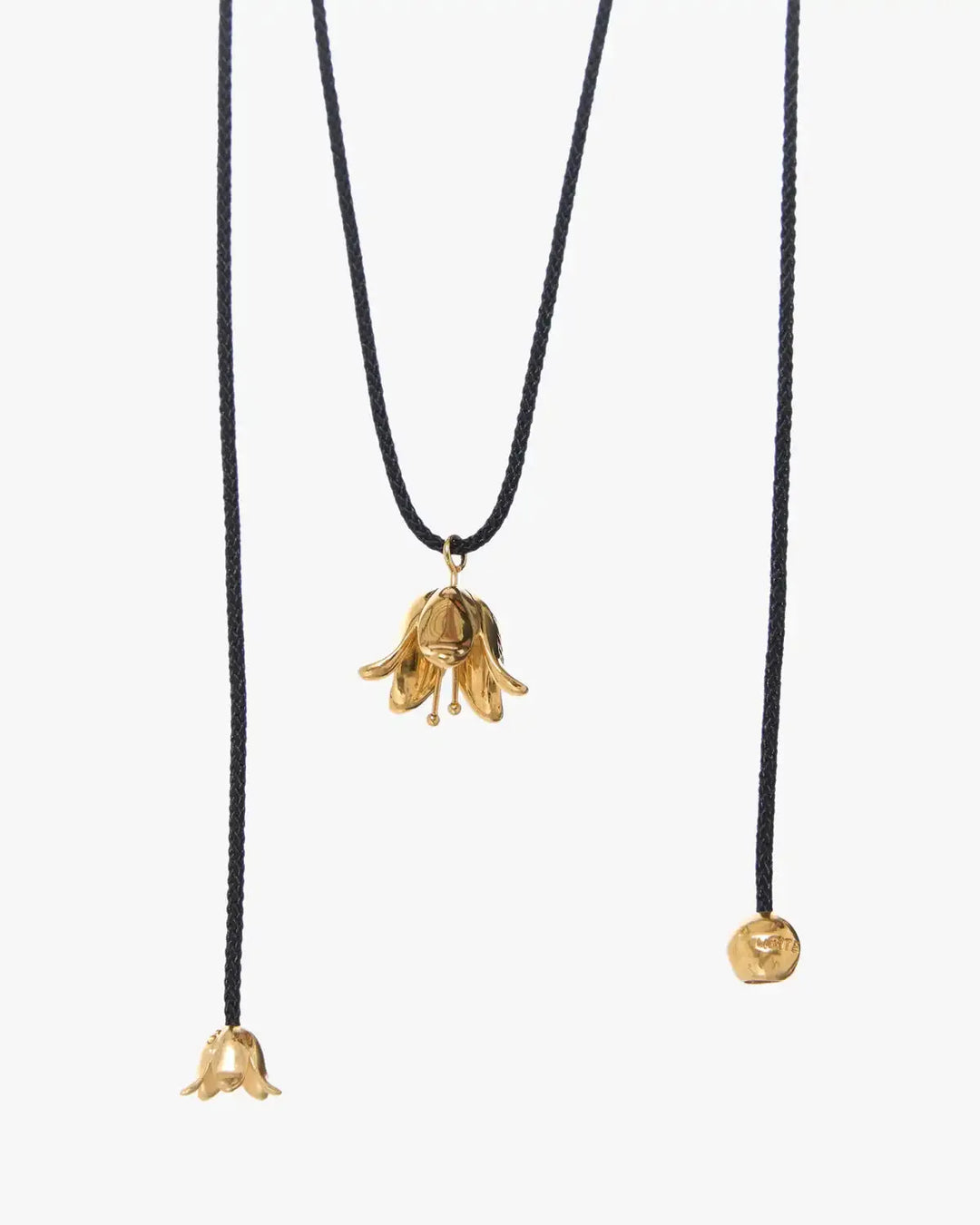 Era Necklace with Gold-Plated Silver Bellflower