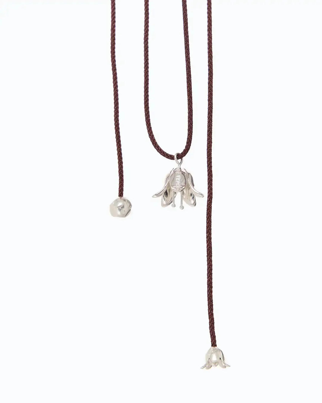 Era Necklace with Silver Bellflower