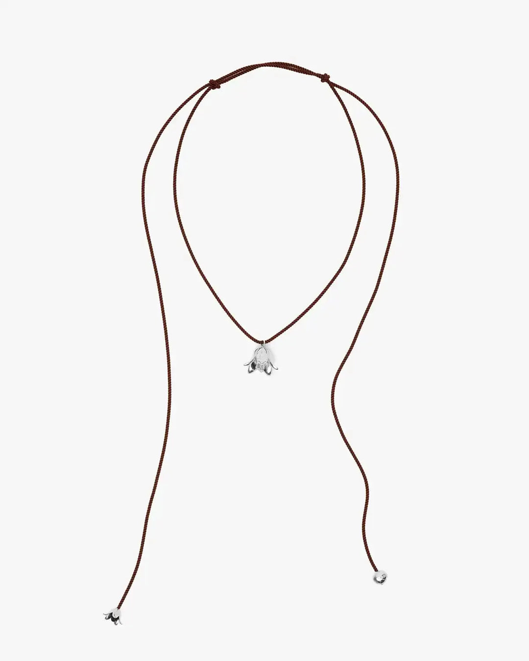 Era Necklace with Silver Bellflower