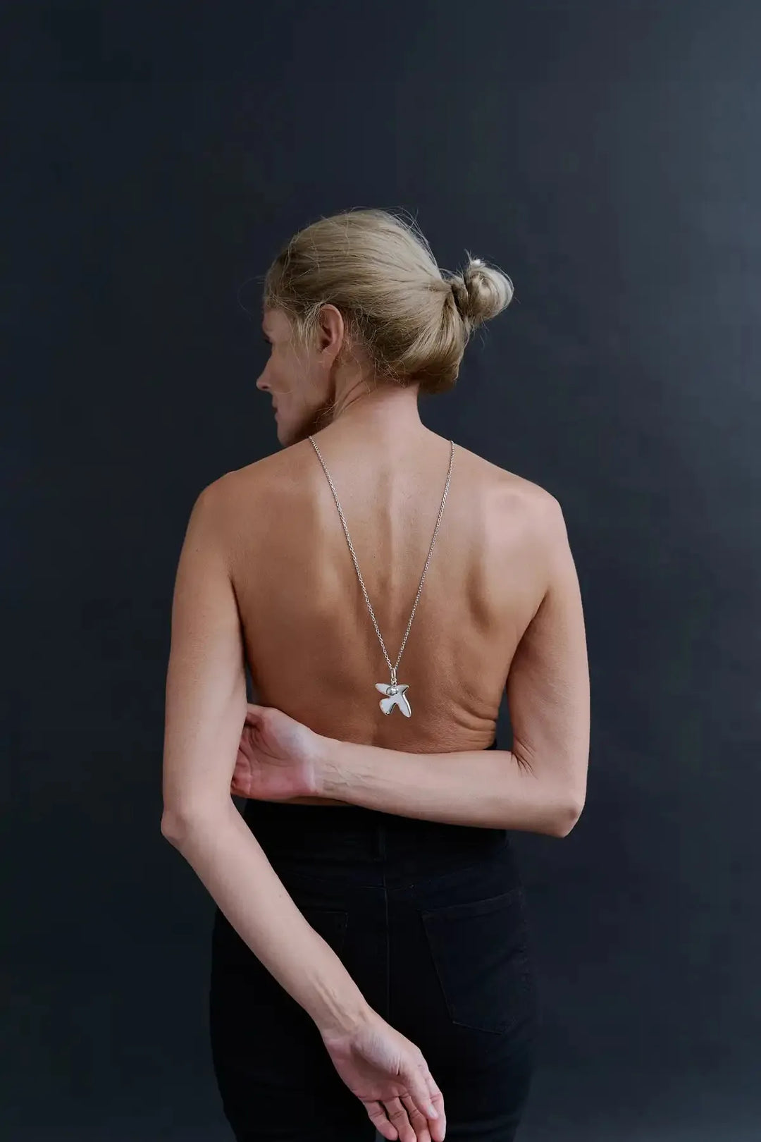 Підвіс ERA зі срібною пташкою на ланцюжку