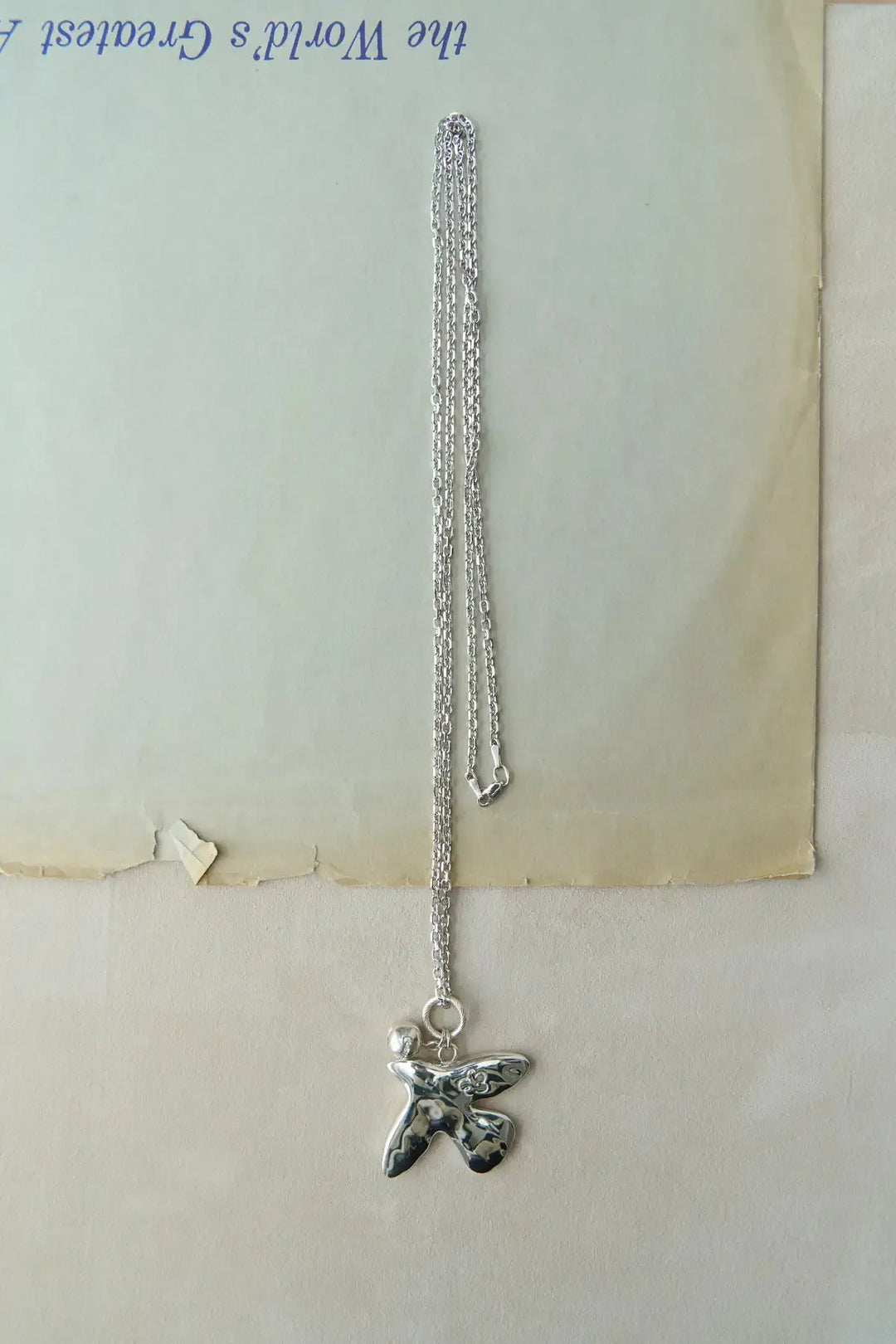 Підвіс ERA зі срібною пташкою на ланцюжку