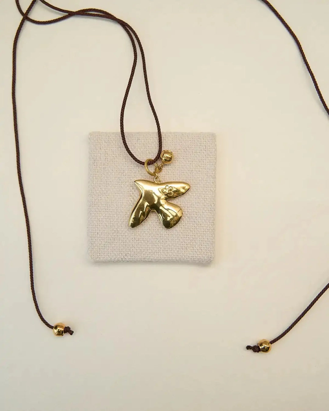 Era Gold-Plated Silver Bird Pendant