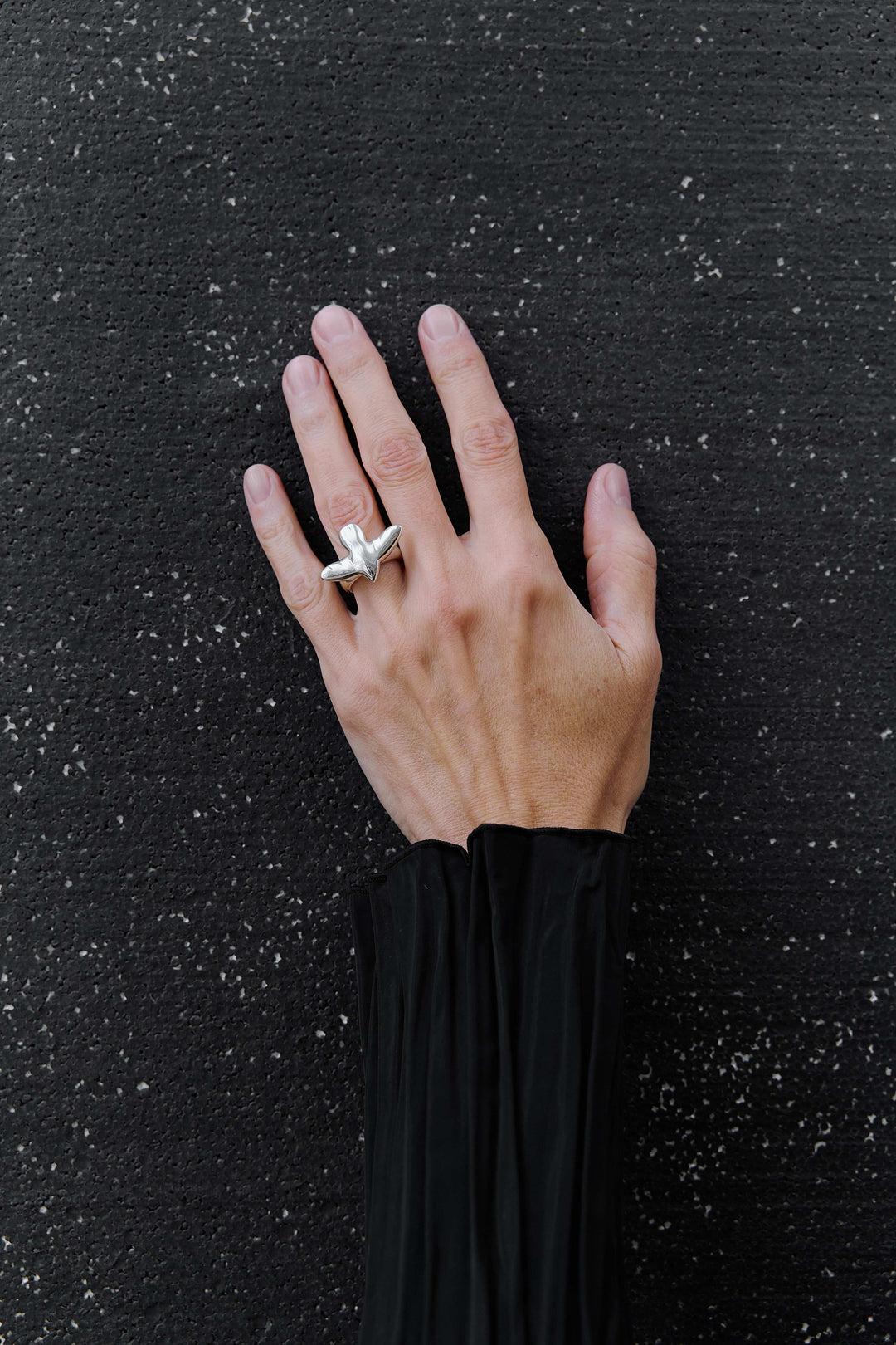 Каблучка ERA з пташкою срібна