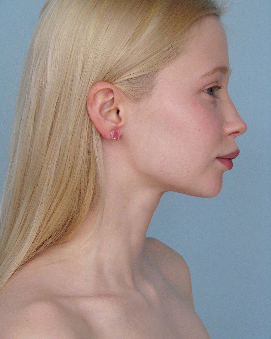 CRUSH earrings in pink color