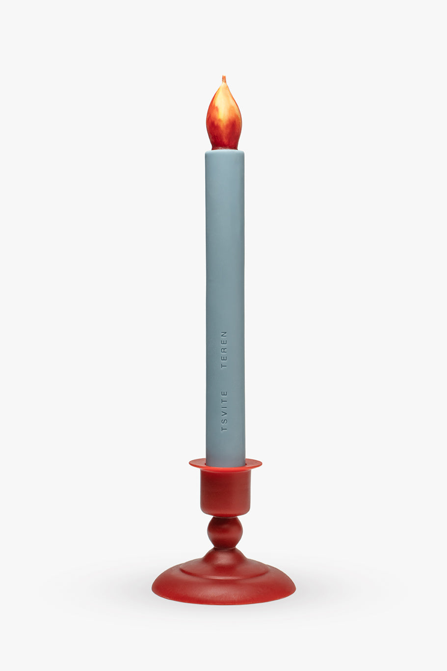 LUMIÈRE candle in blue and red colors