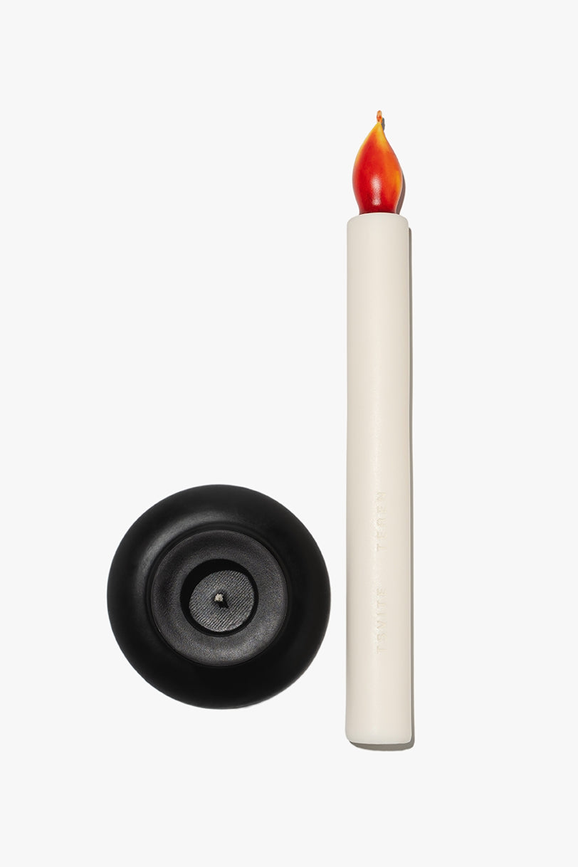 LUMIÈRE candle in black and white colors