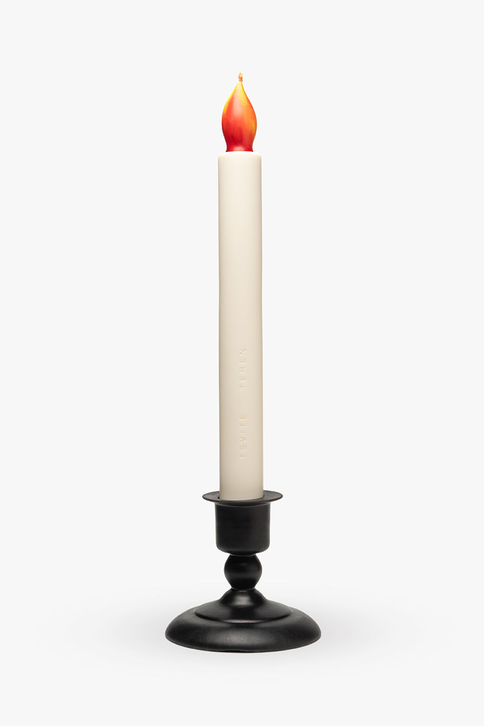 LUMIÈRE candle in black and white colors