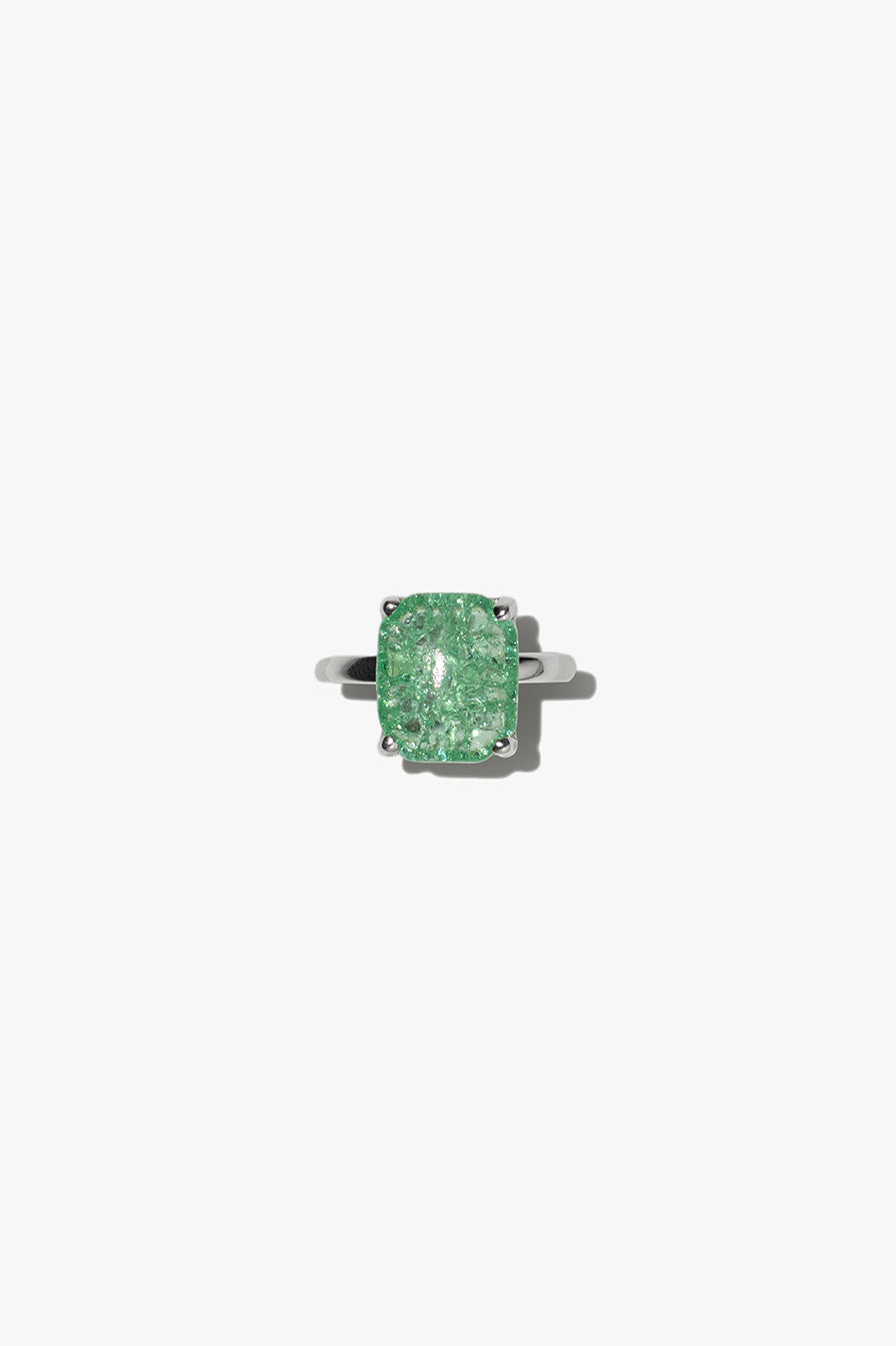 BELLE ring in green color