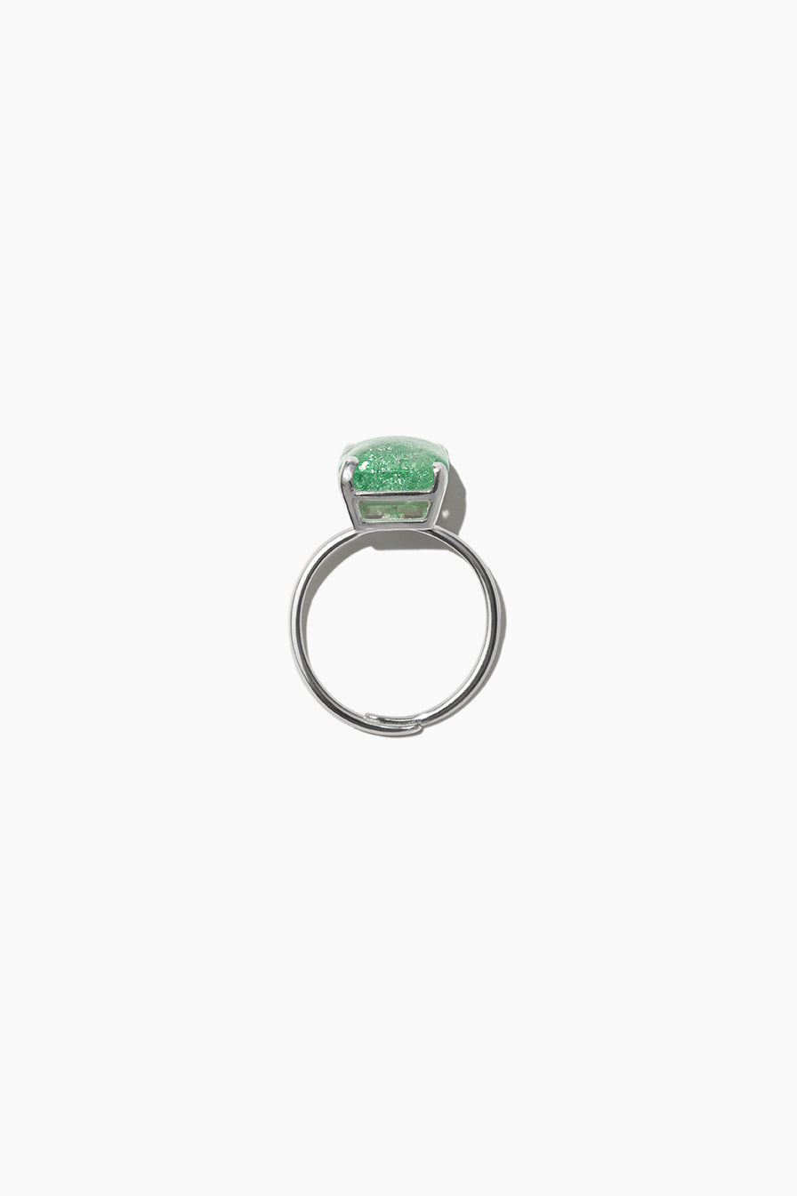 BELLE ring in green color