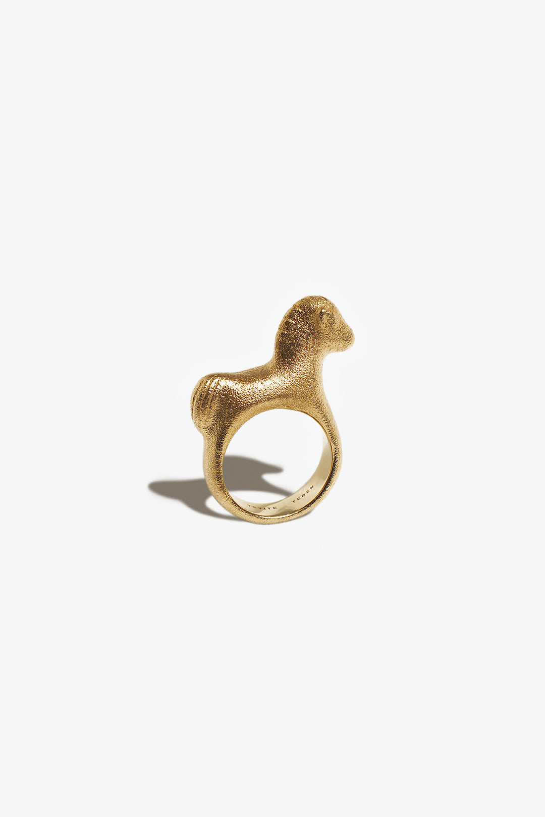 NEIGH-NEIGH gold-plated ring