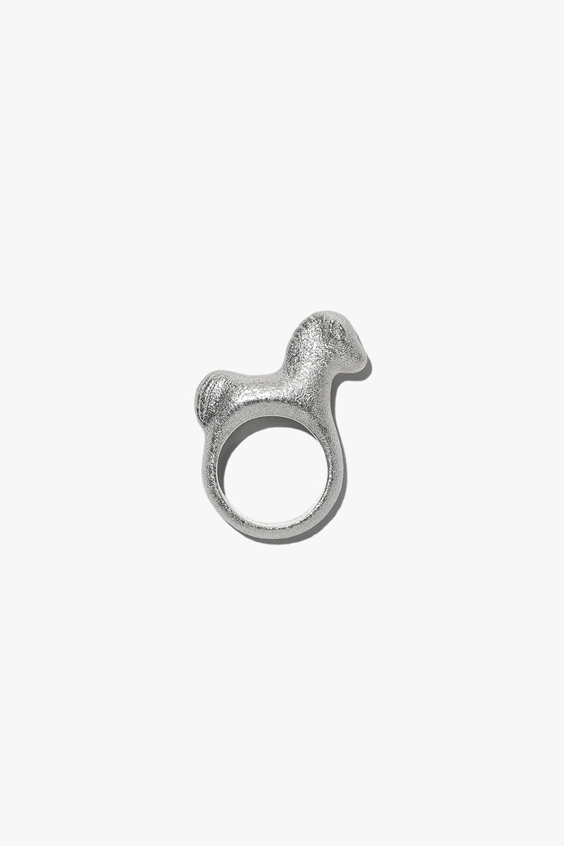 NEIGH-NEIGH silver ring