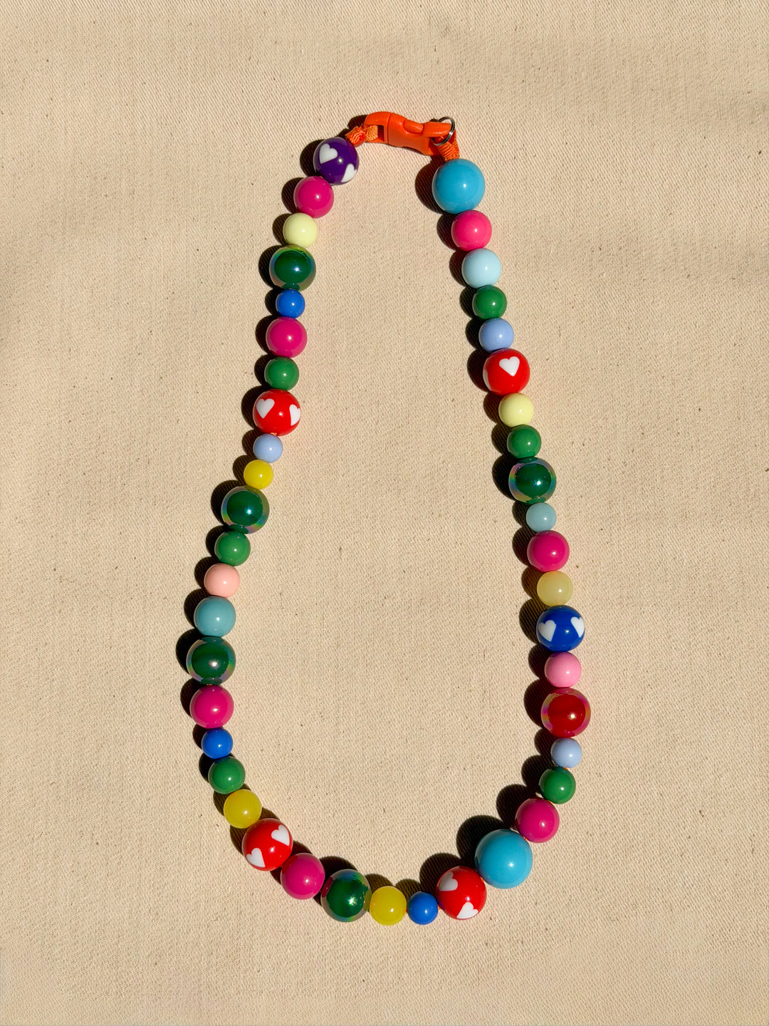 FIZZY couloured dog necklace