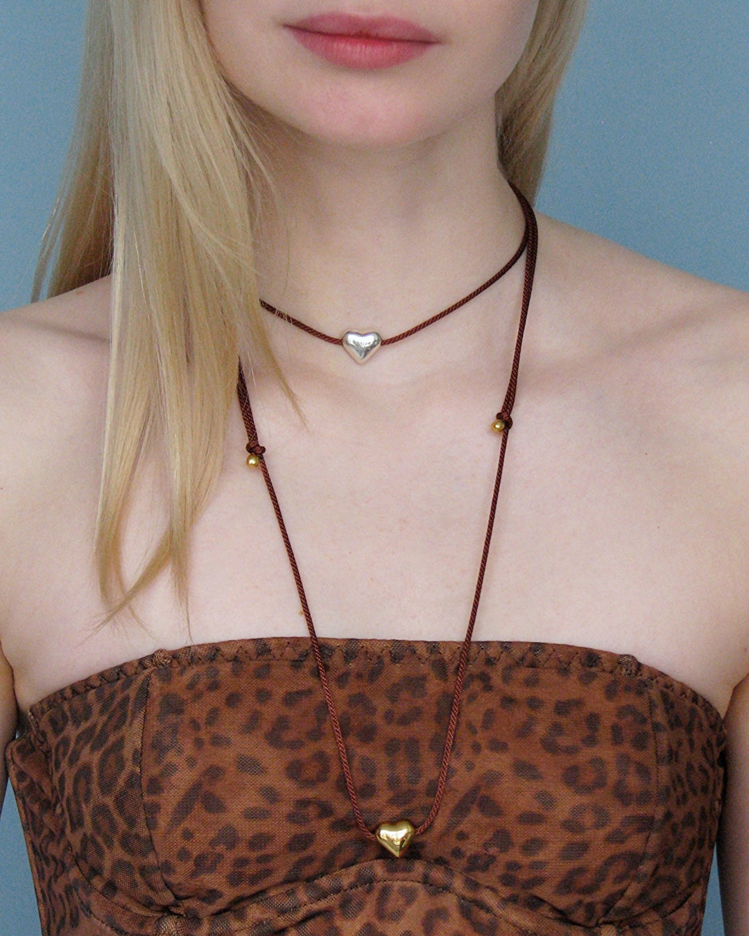 FRAGILE gold-plated pendant