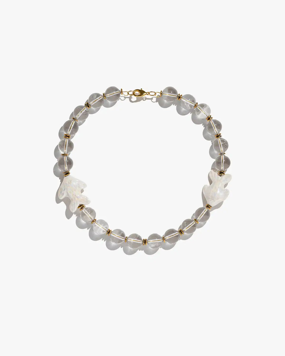 Кольє KHVYLI з кришталем та двома рибами