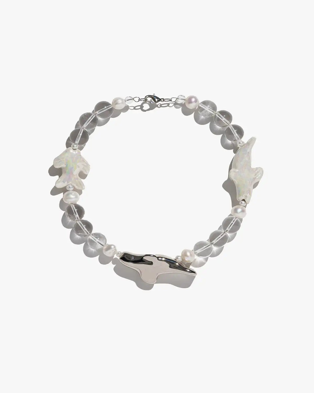 Кольє KHVYLI з кришталем та трьома рибами