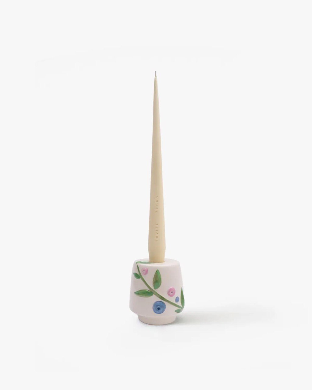 KOLO candle holder with three-dimensional blackthorn berries