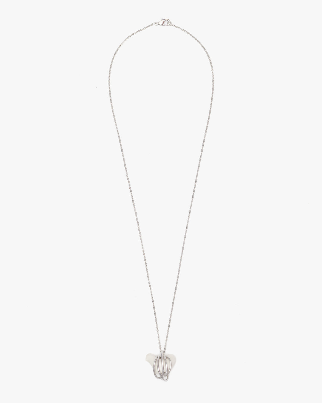 Liuli Hen Pendant with Metal Frame