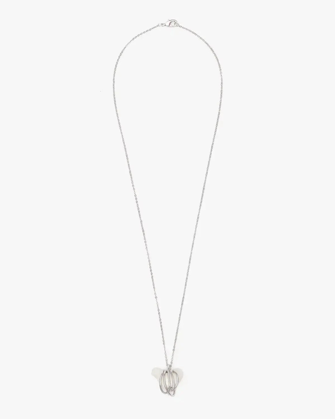 Liuli Hen Pendant with Metal Frame