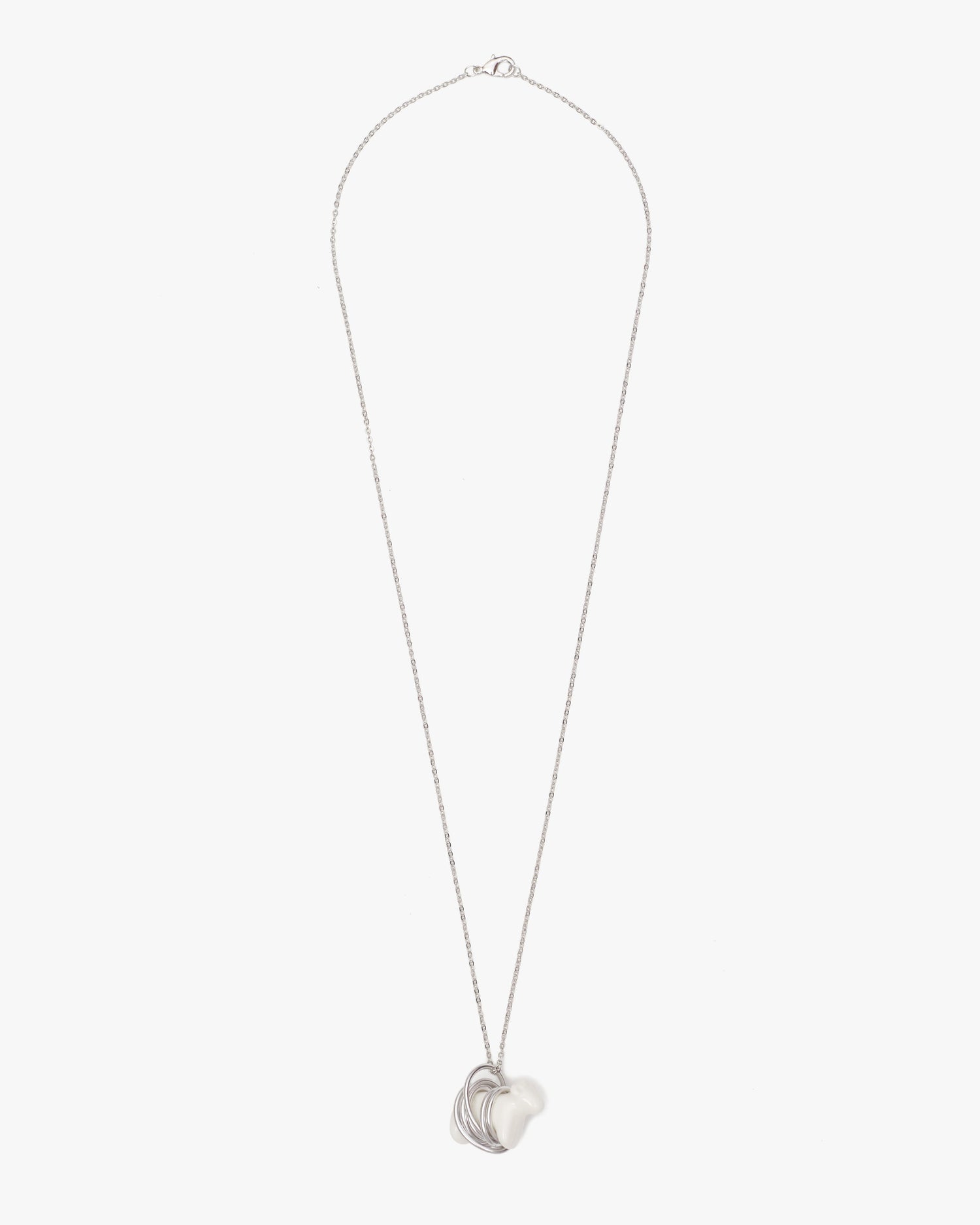 Liuli Cow Pendant with Metal Frame