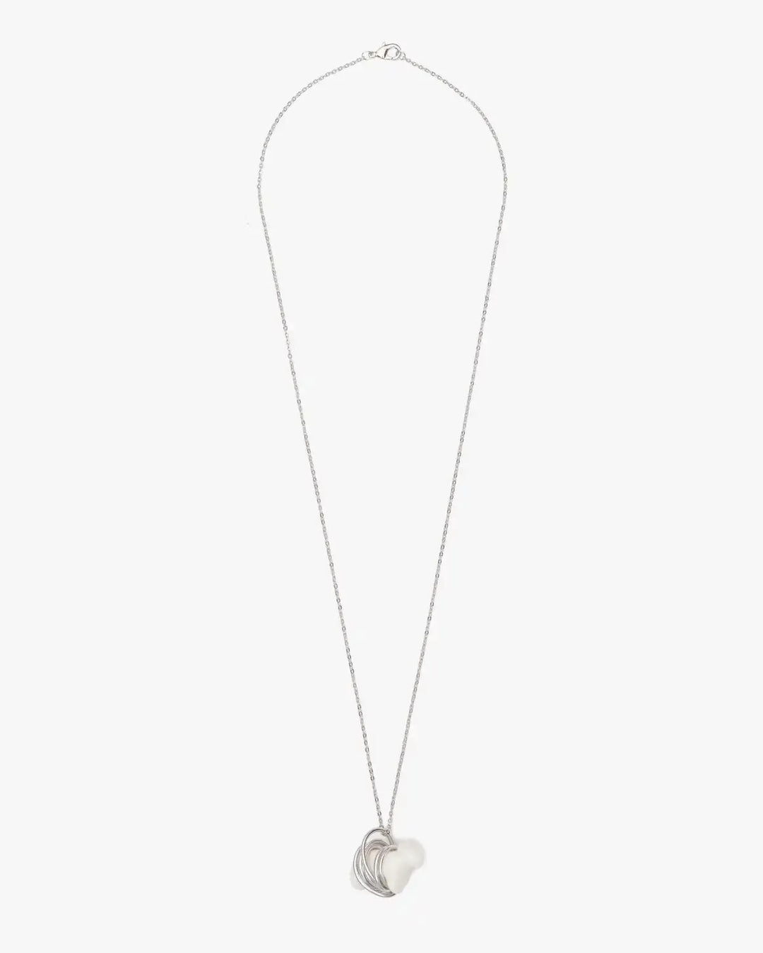 Liuli Cow Pendant with Metal Frame