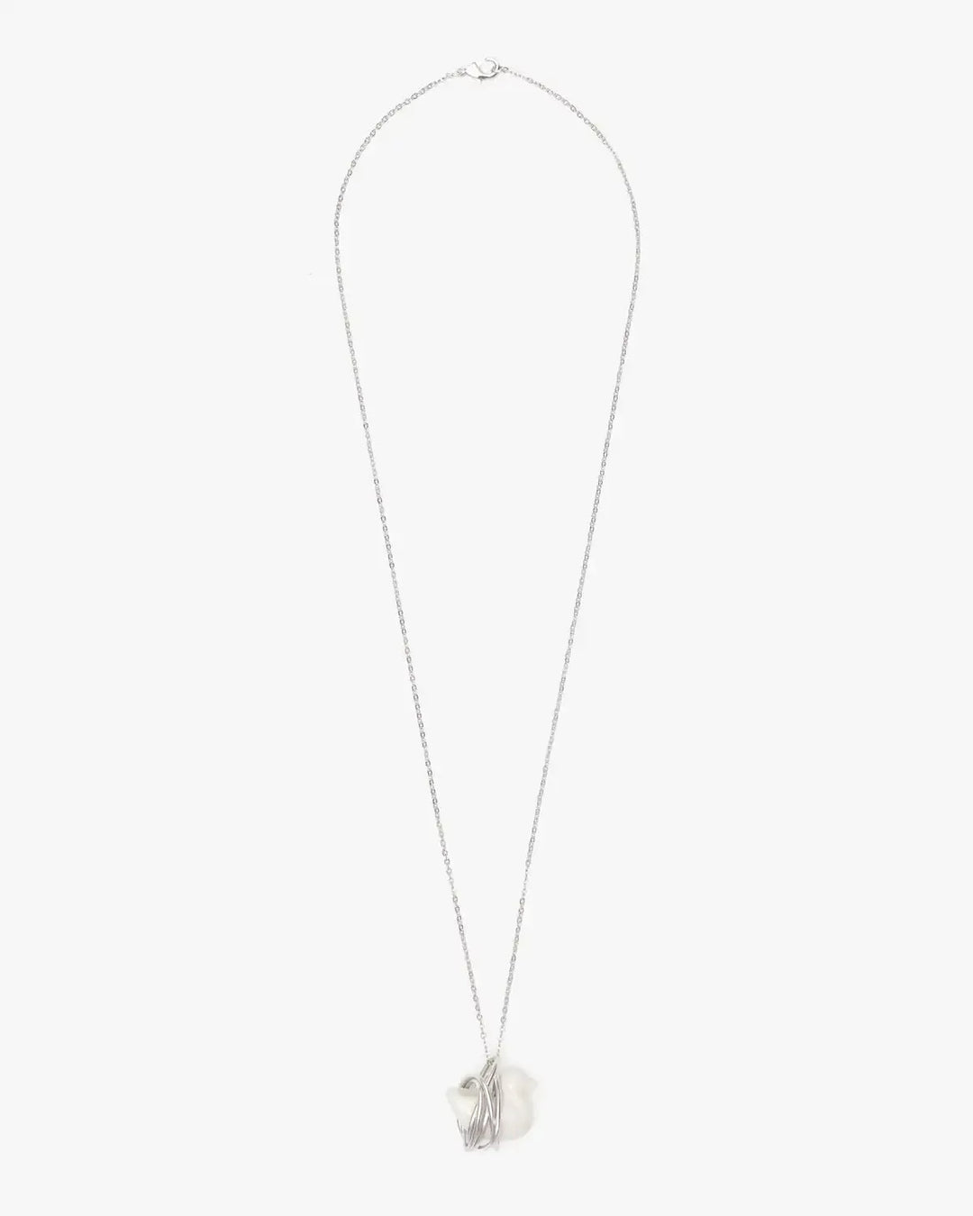 Liuli Duck Pendant with Metal Frame