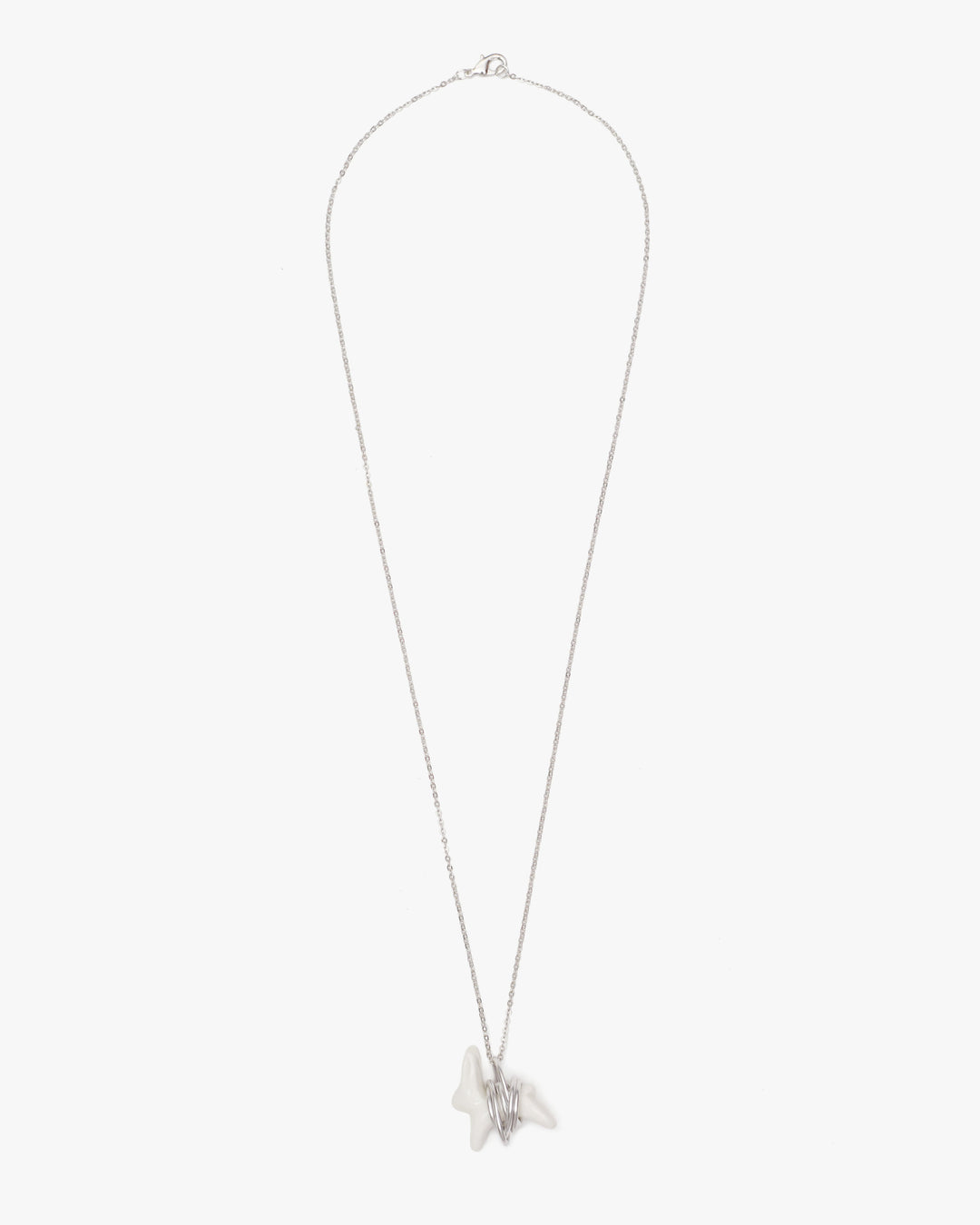 Liuli Bunny Pendant with Metal Frame