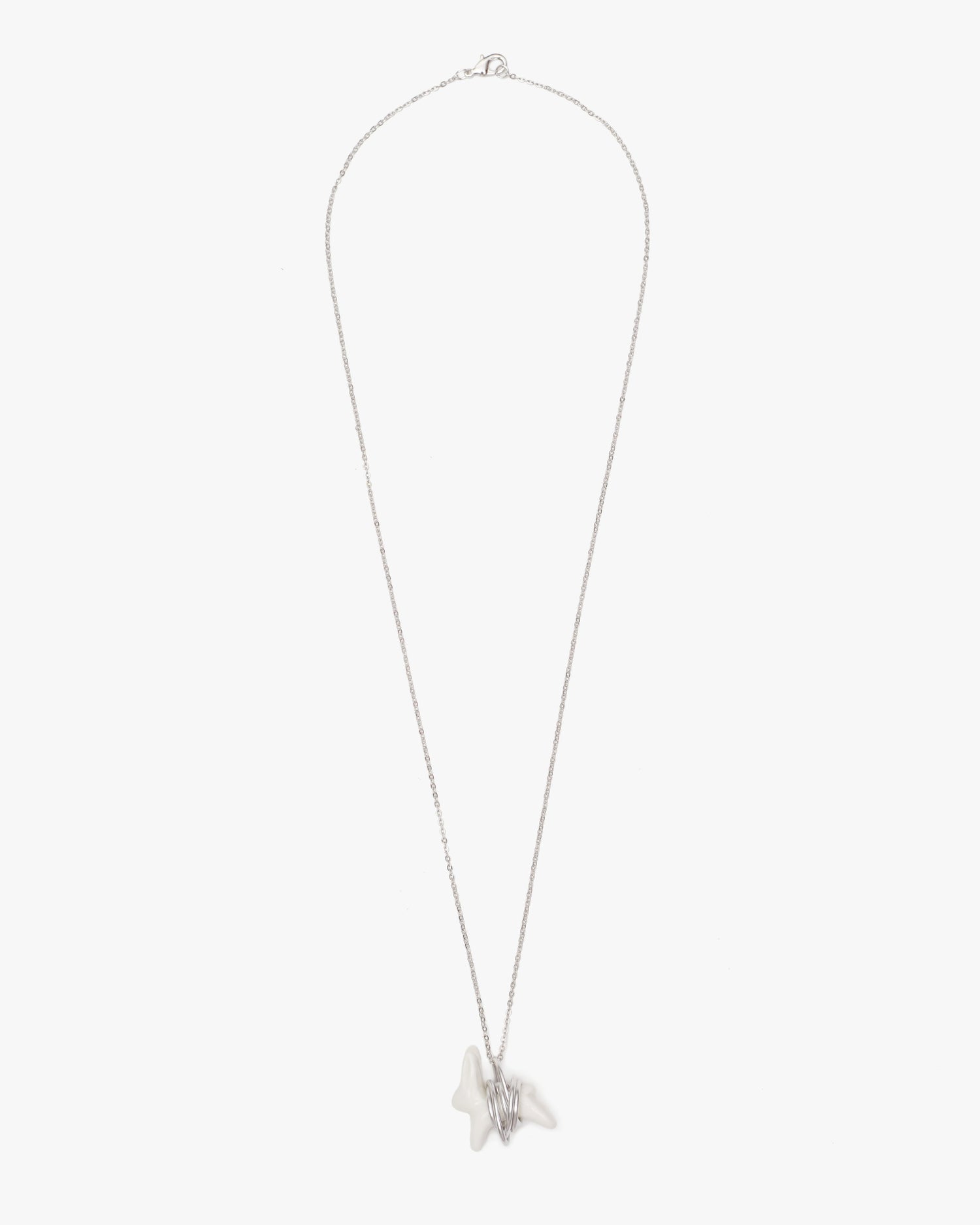 Liuli Bunny Pendant with Metal Frame