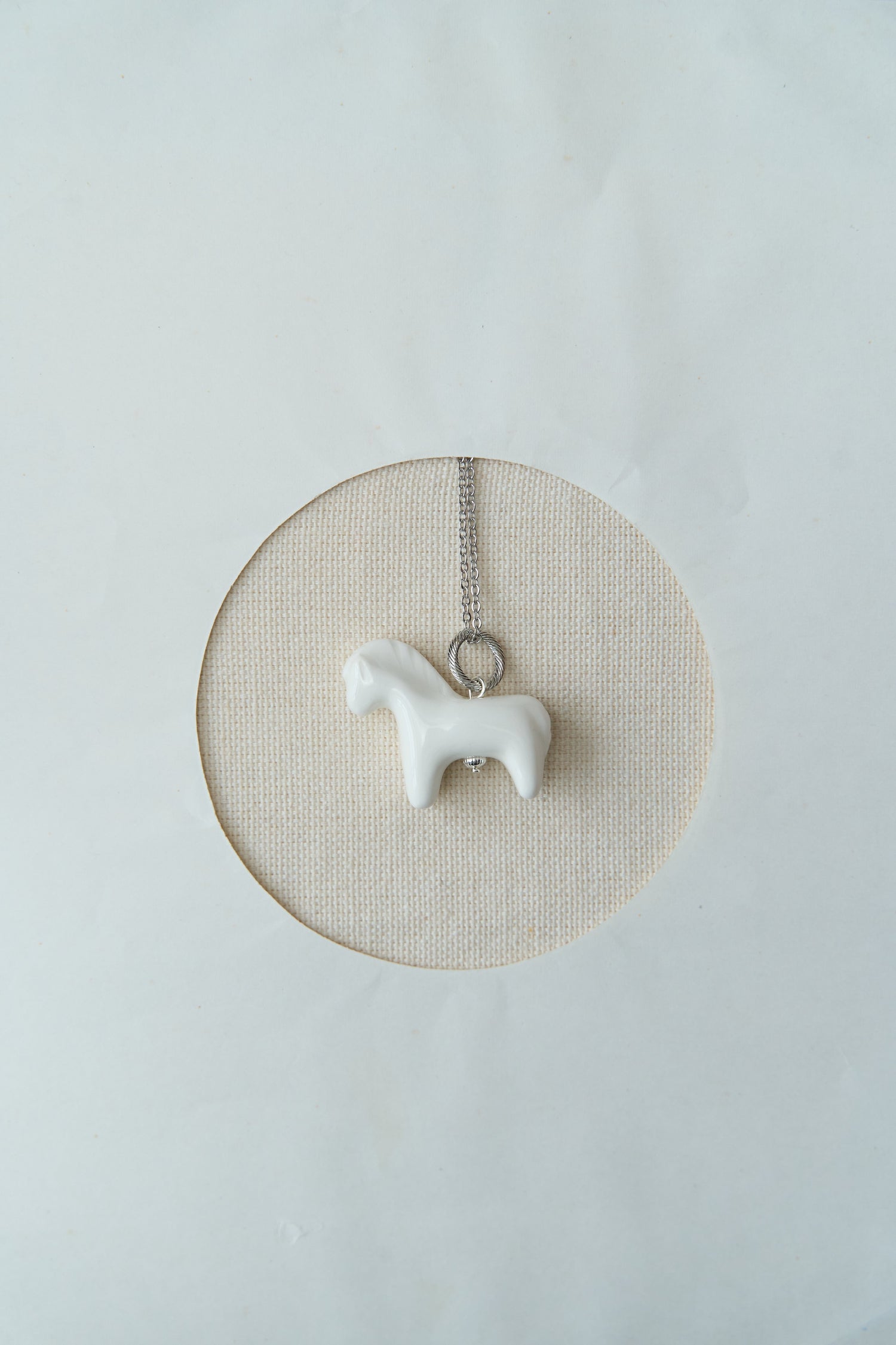 Liuli Horse Pendant