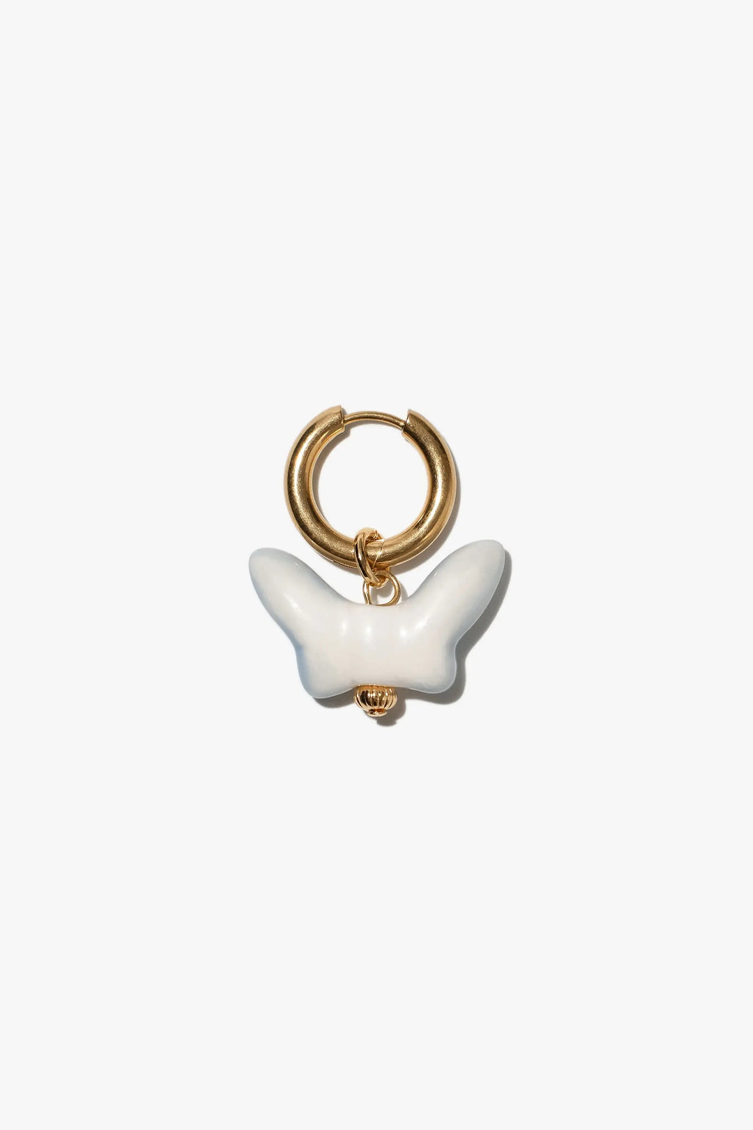 EUPHORIA single earring in blue color with gold-plated fittings