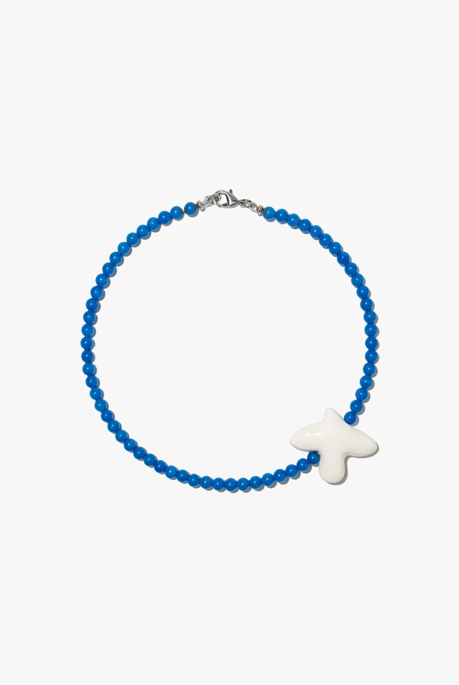 MYRNI necklace with apatite and a bird